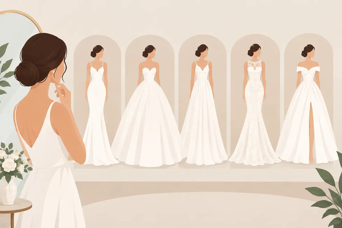 Ratgeber zu Brautkleid-Silhouetten für Ihren Look