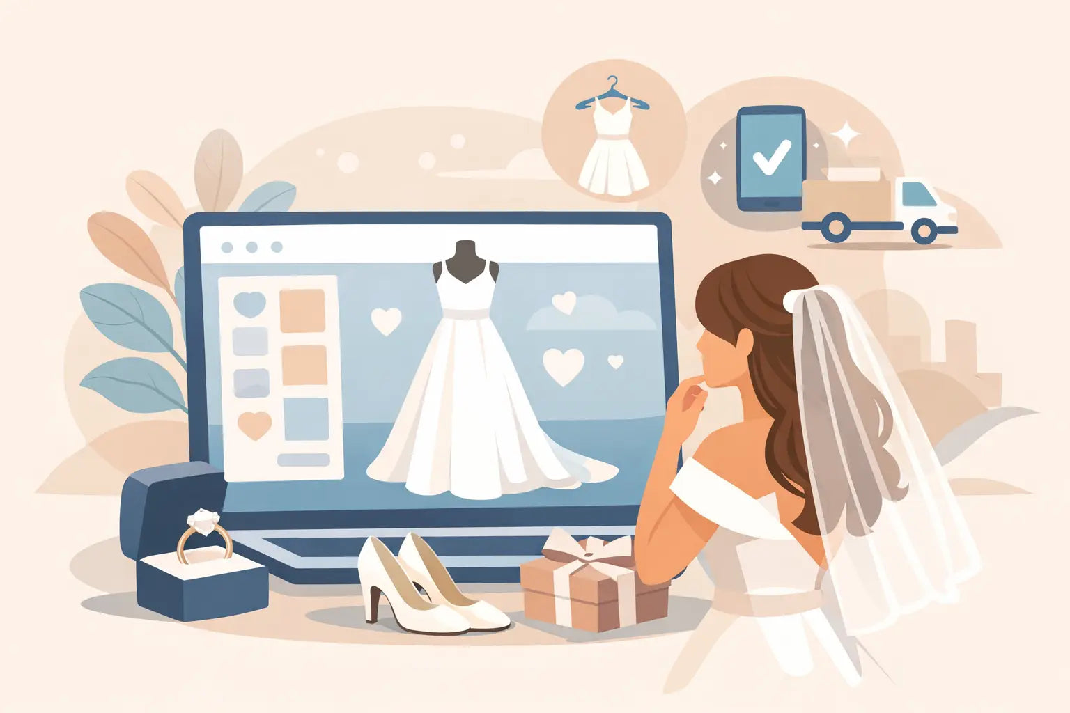 Brautkleid online kaufen - so klappt es stilvoll