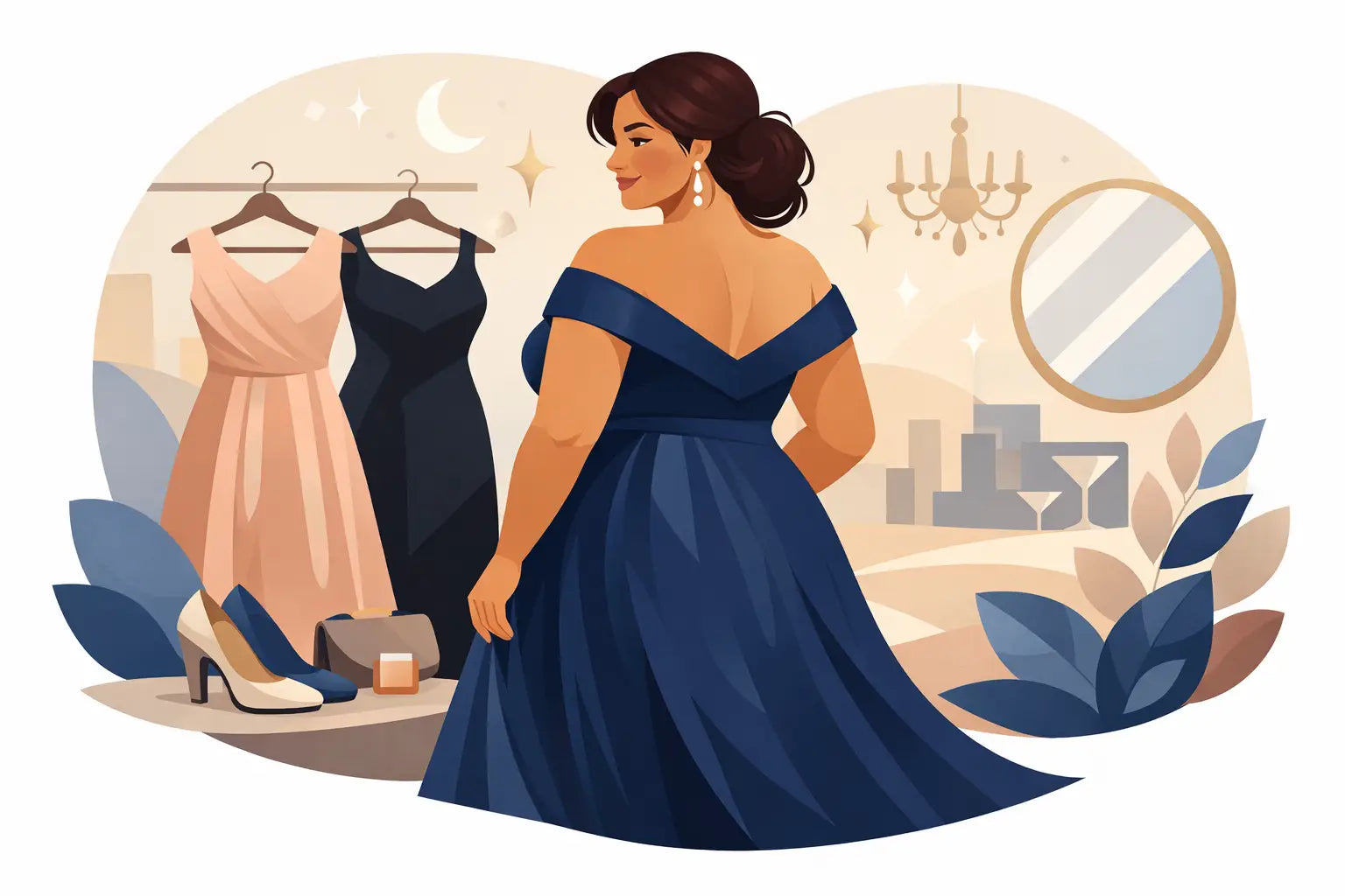 Plus Size Abendkleider stilvoll wählen