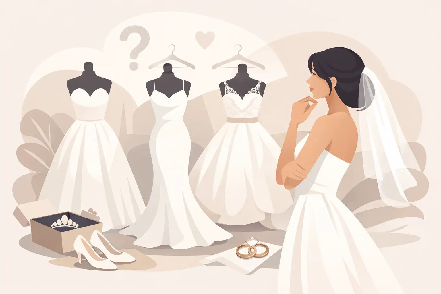 Welches Brautkleid ohne Anfertigung passt?