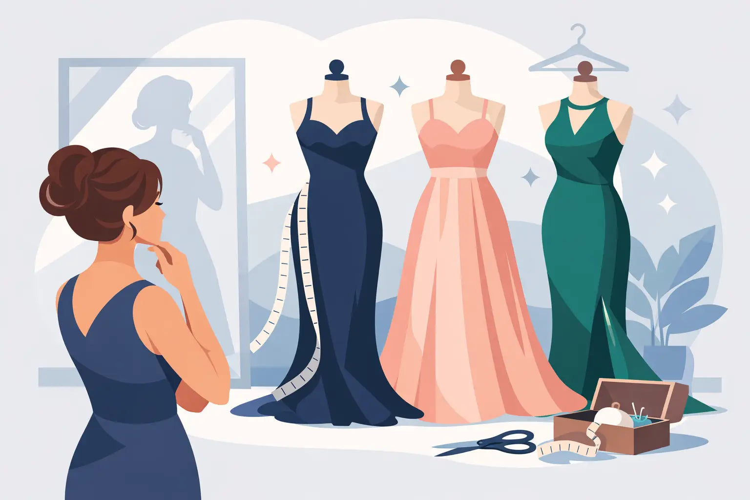 Größe Abendkleid richtig wählen