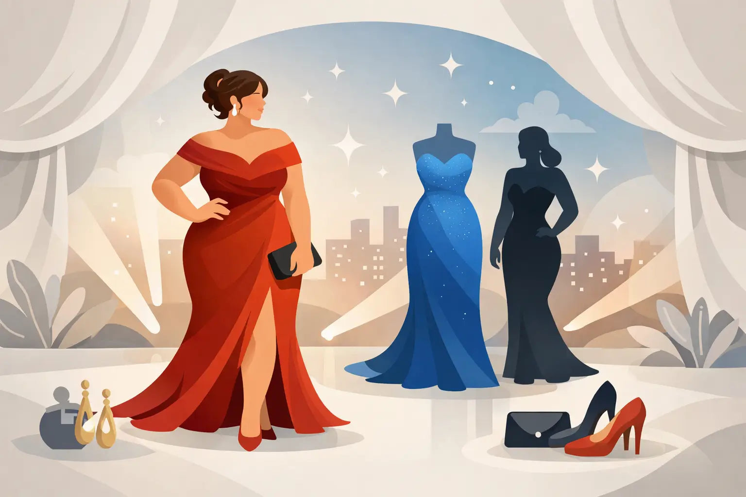 Beste Gala-Looks in großen Größen, die begeistern