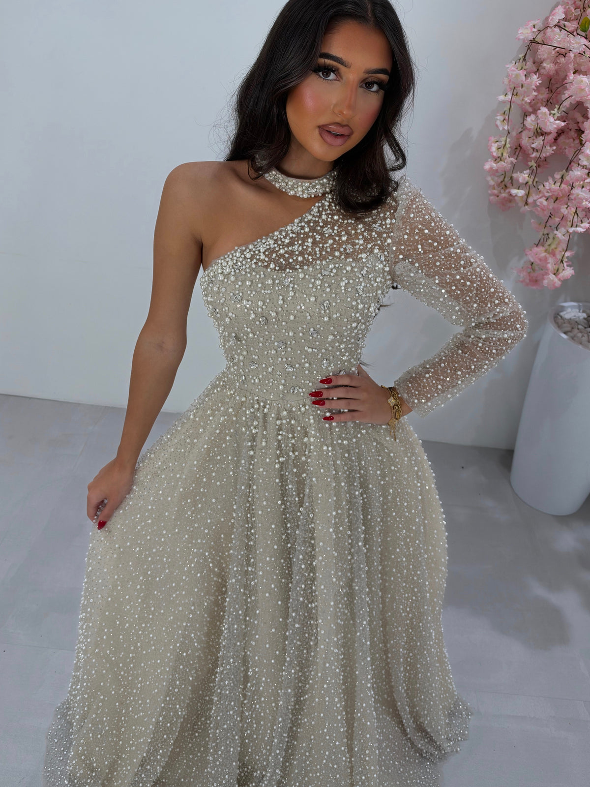 Exclusive haute couture Asra dress