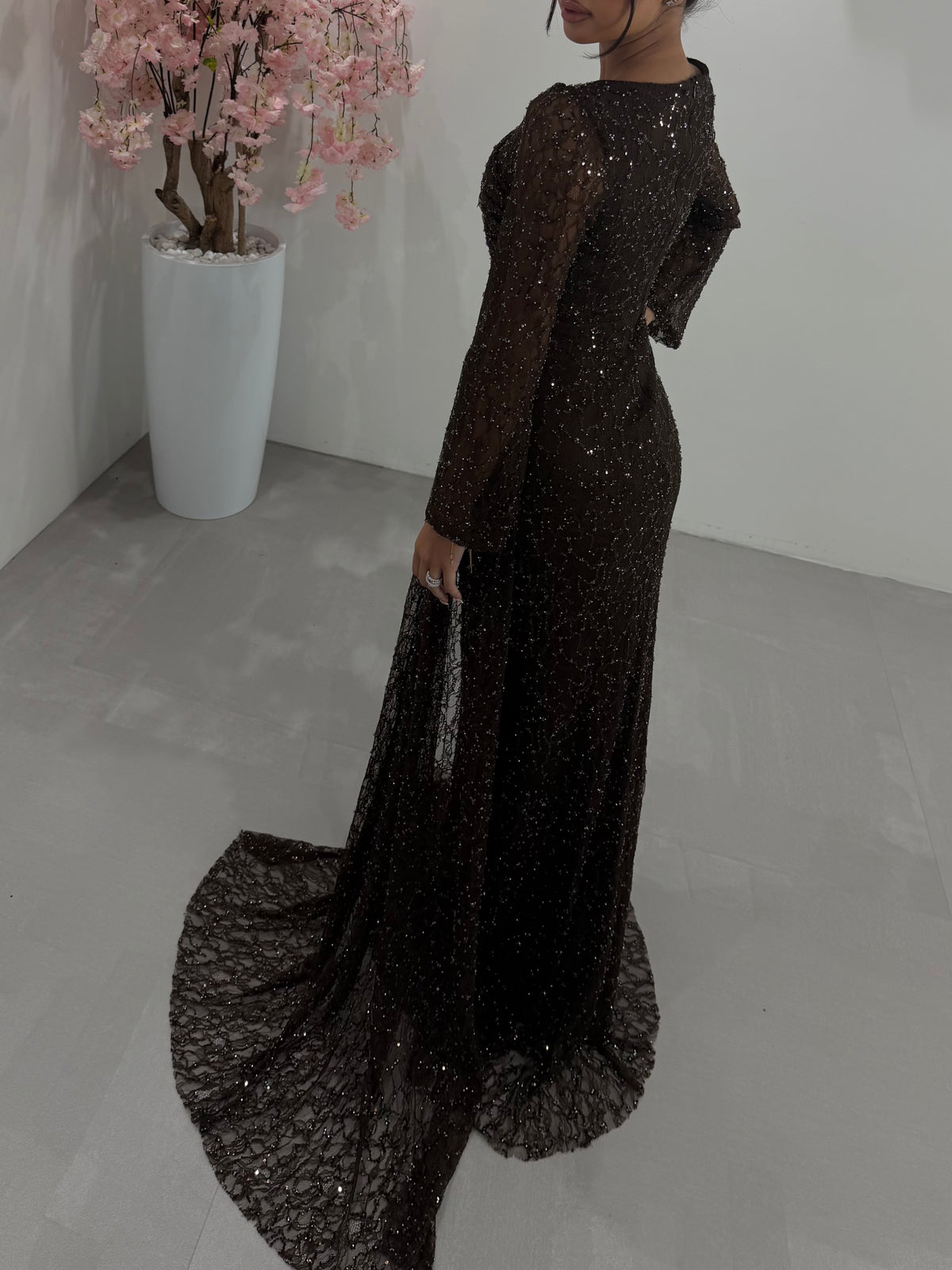 Eda dress brown
