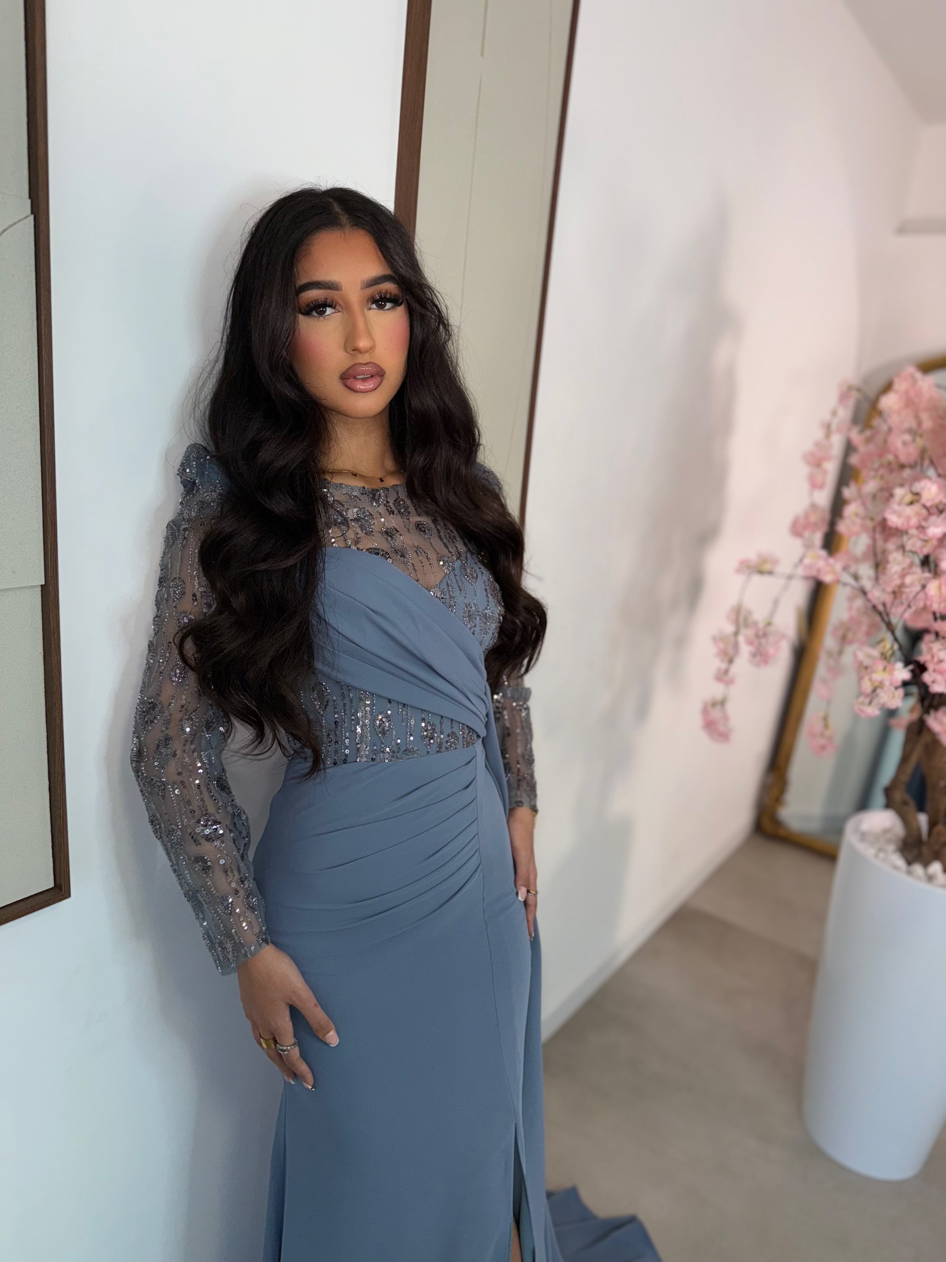 Meyra dress blue