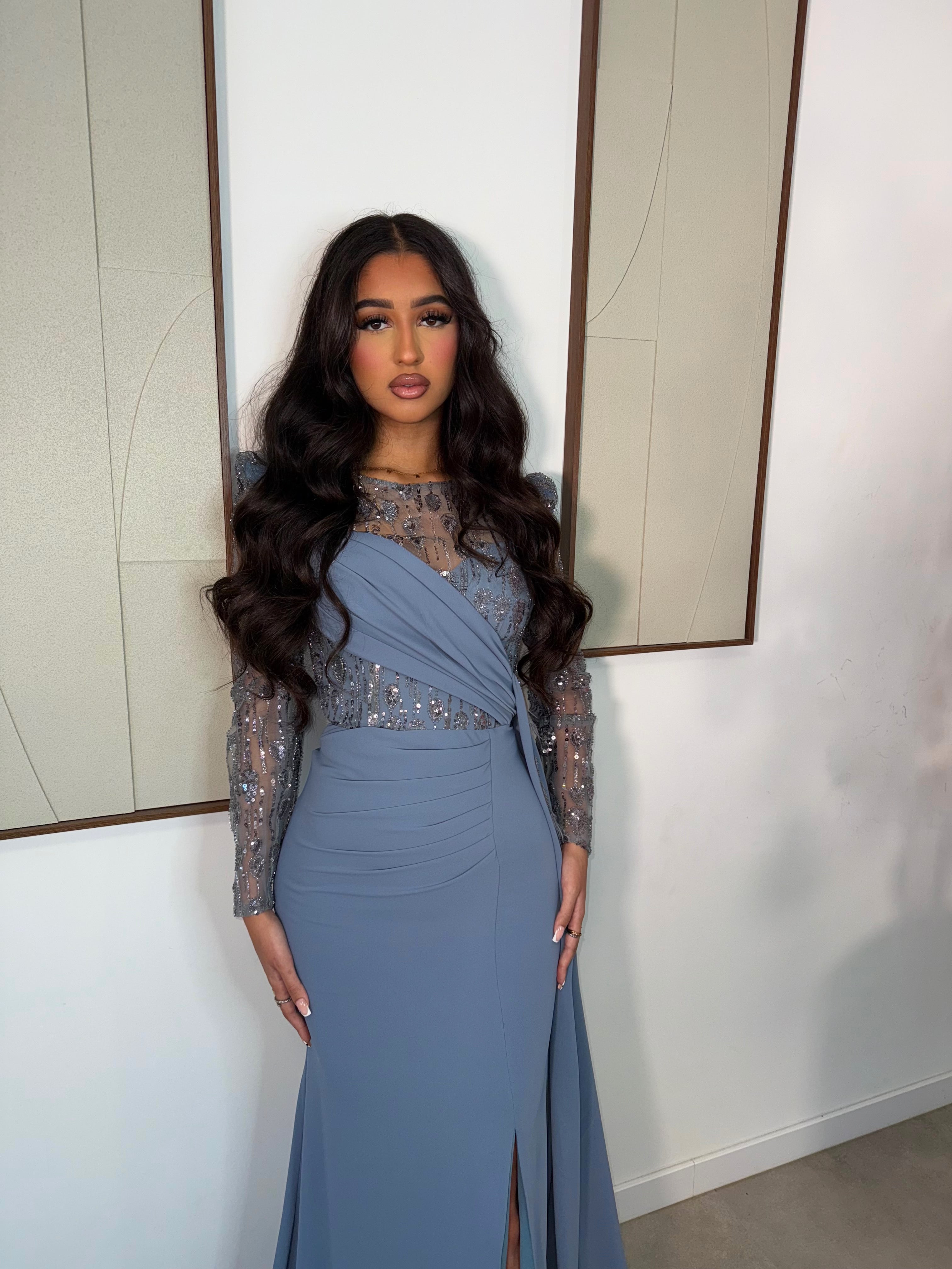 Meyra dress blue