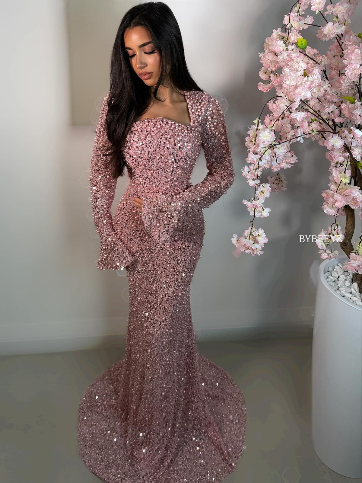The Vera dress soft pink 40