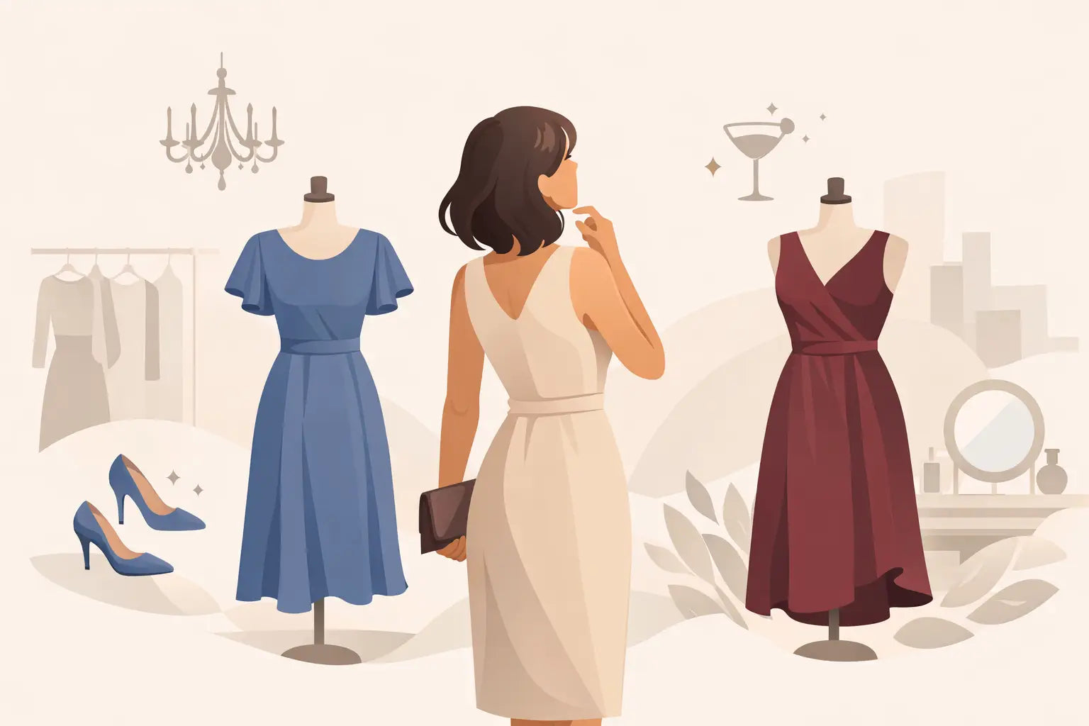 Midikleid elegant festlich richtig wählen