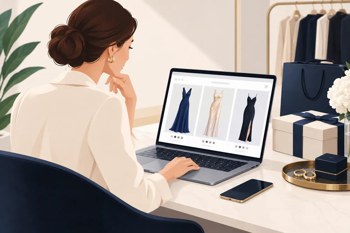 Luxuriöse Kleider im Online-Shop richtig wählen