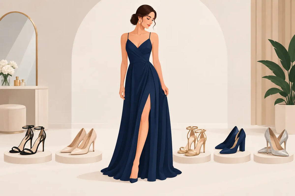 Welche Schuhe passen zum Abendkleid? Stilguide