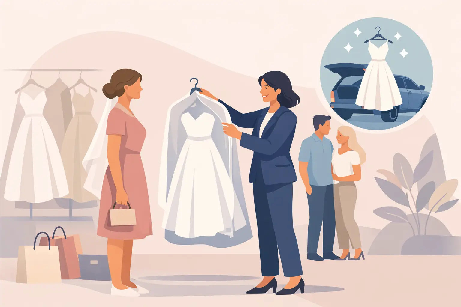 Kann man Brautkleider sofort mitnehmen?