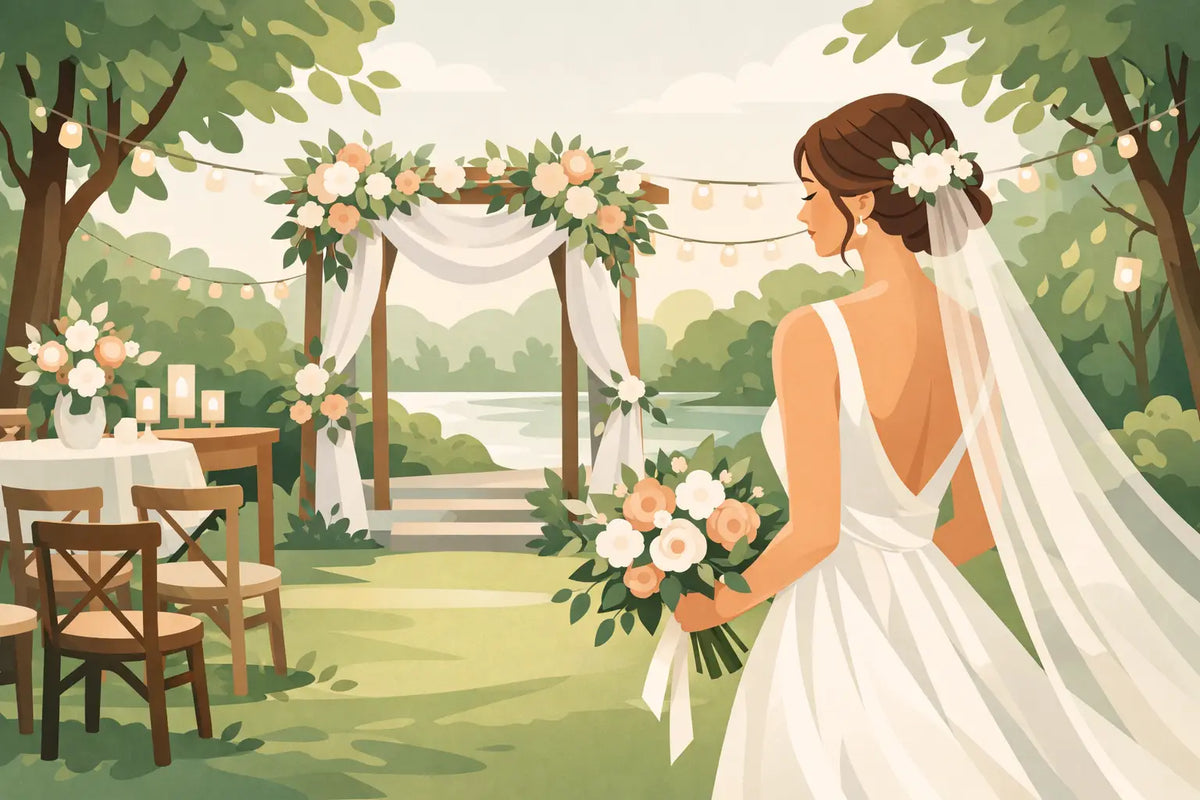 Die schönsten Brautlooks für Gartenhochzeit