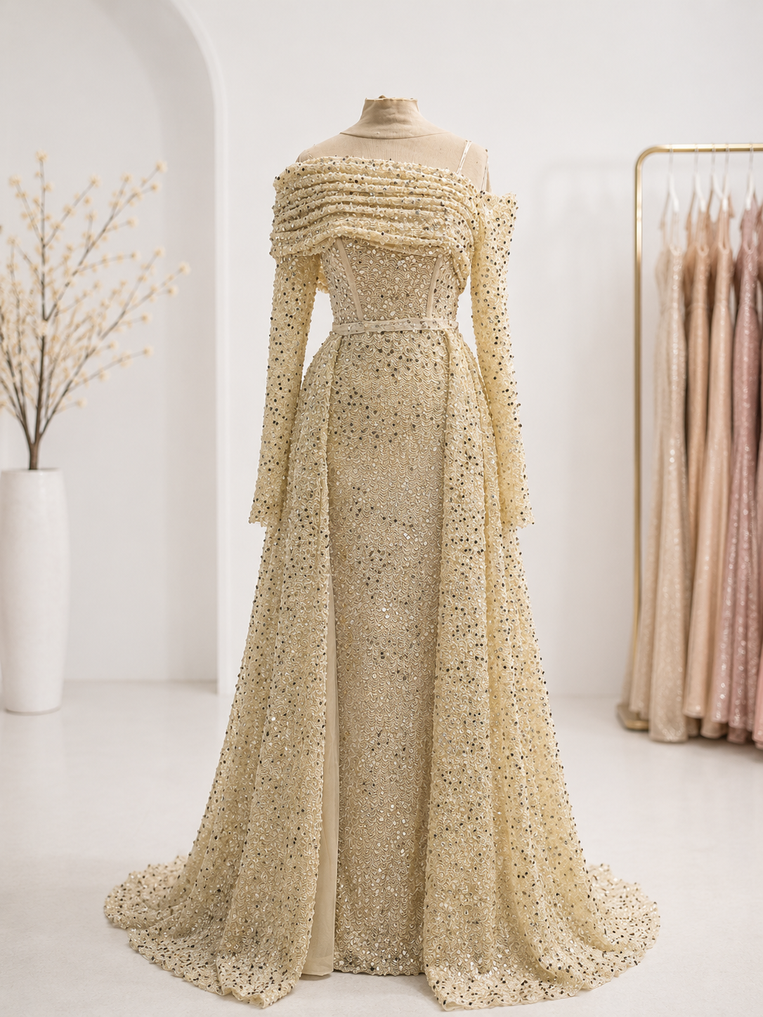 Haute Couture beyza design beige/gold pre order 19/06 available