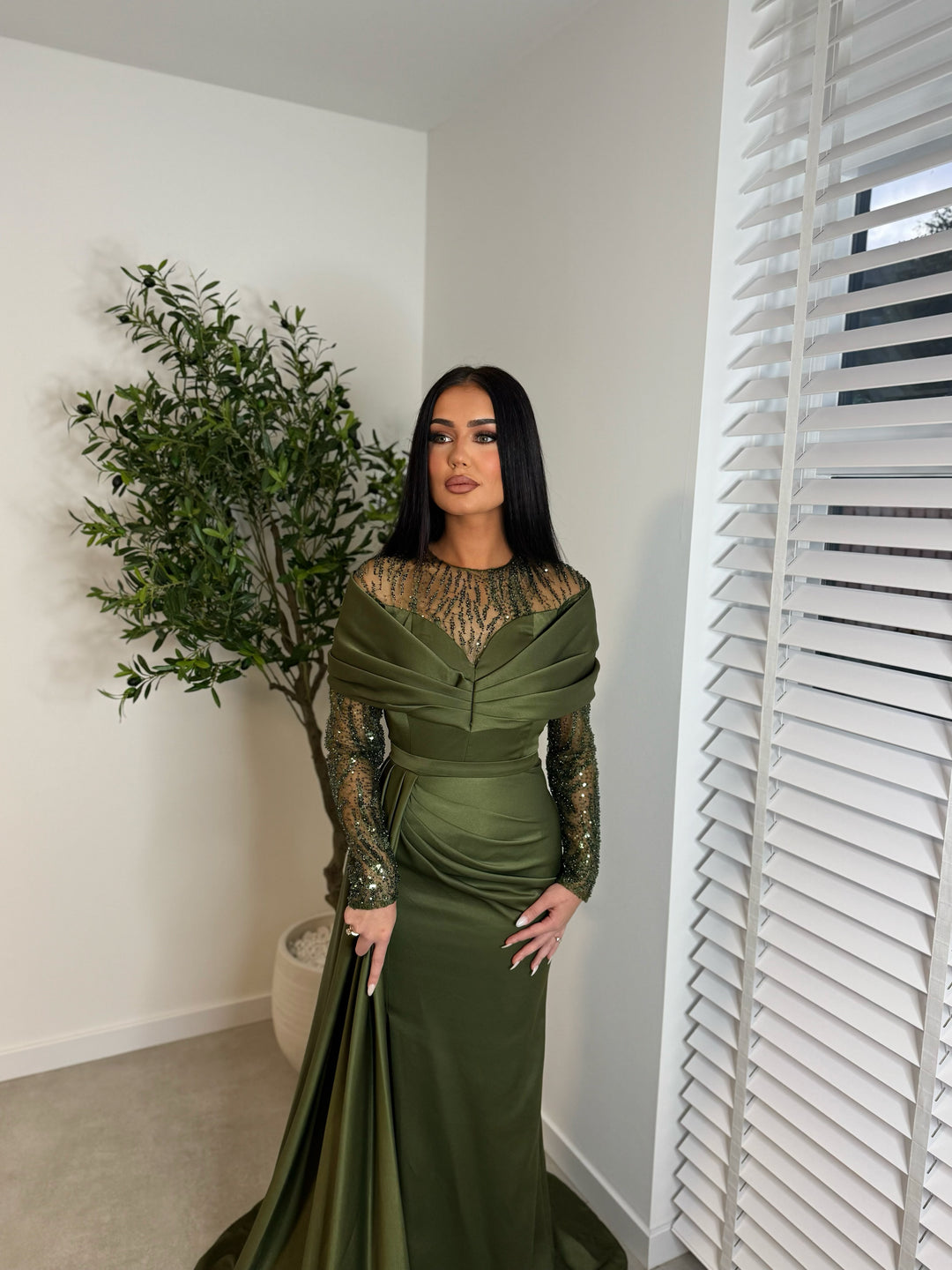 AZRA DRESS KHAKI