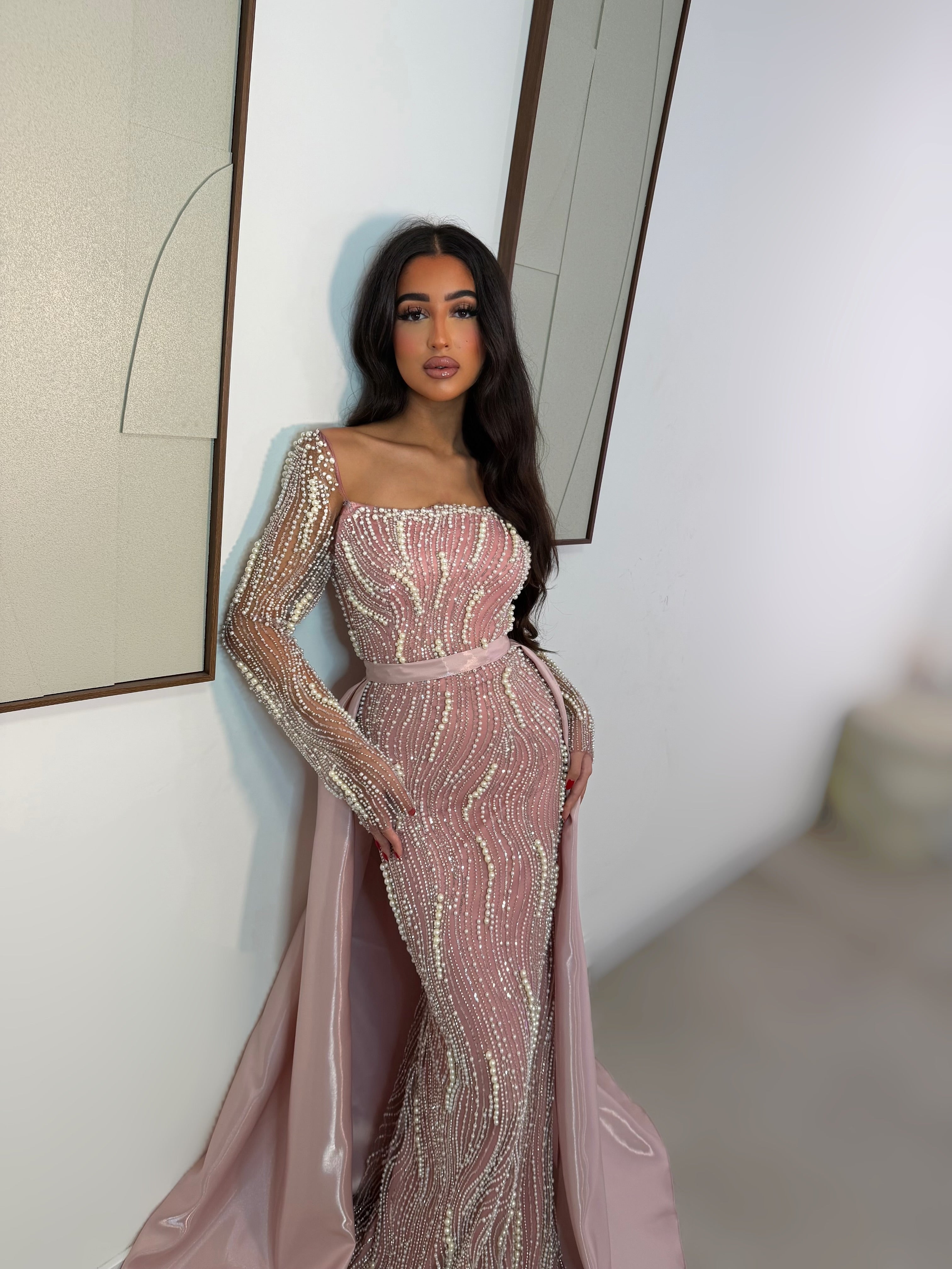 Asiya dress soft pink