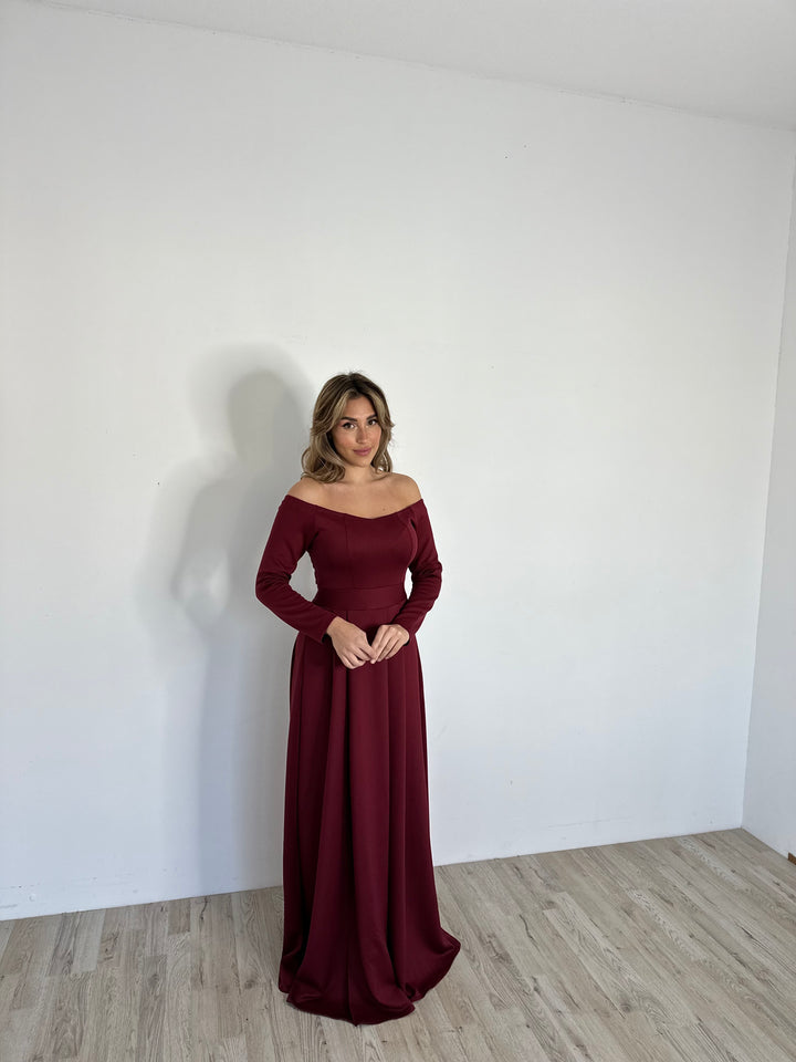 MIVA DRESS BORDEAUX