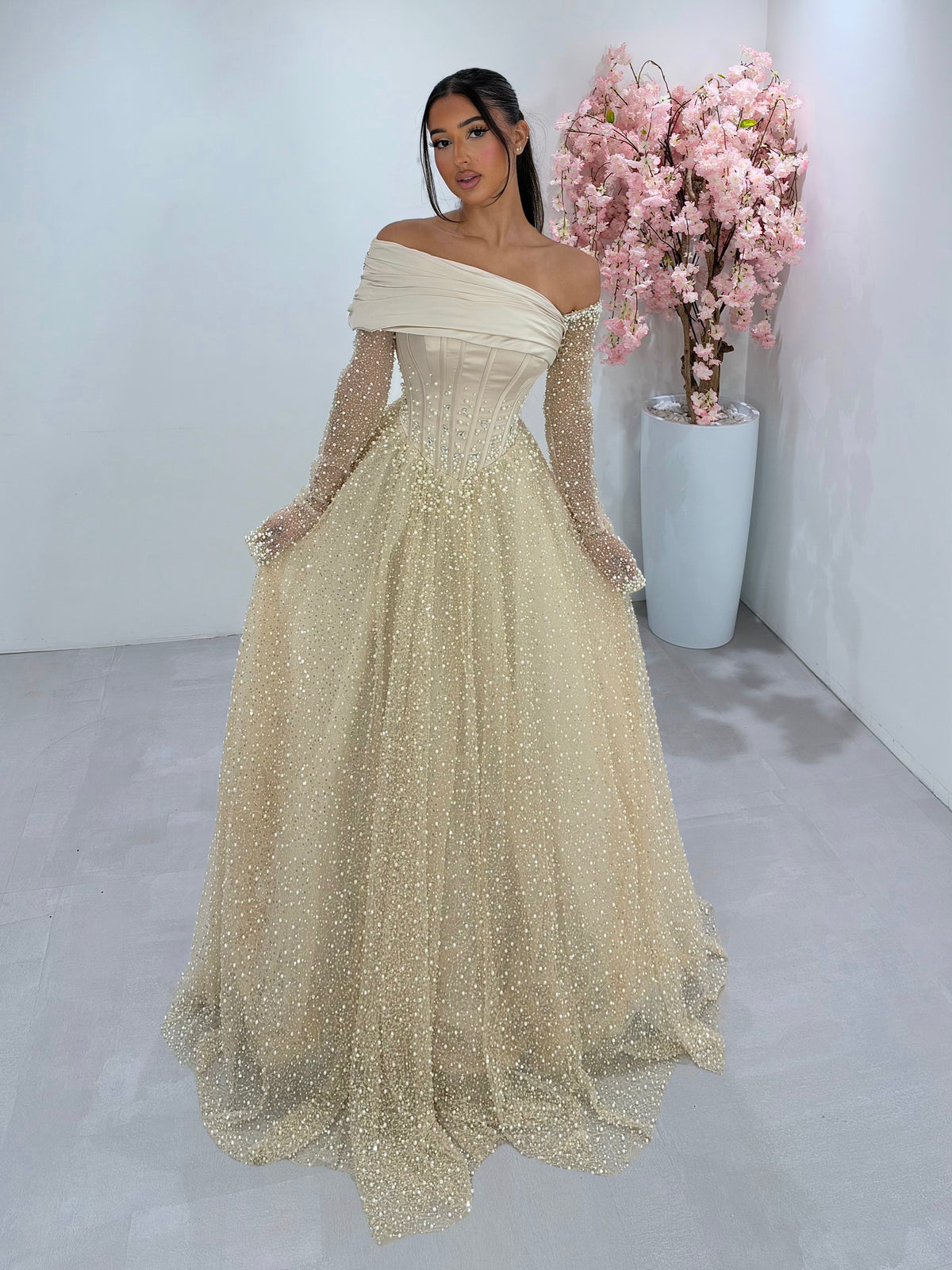 Exclusive haute couture Arabella dress dress