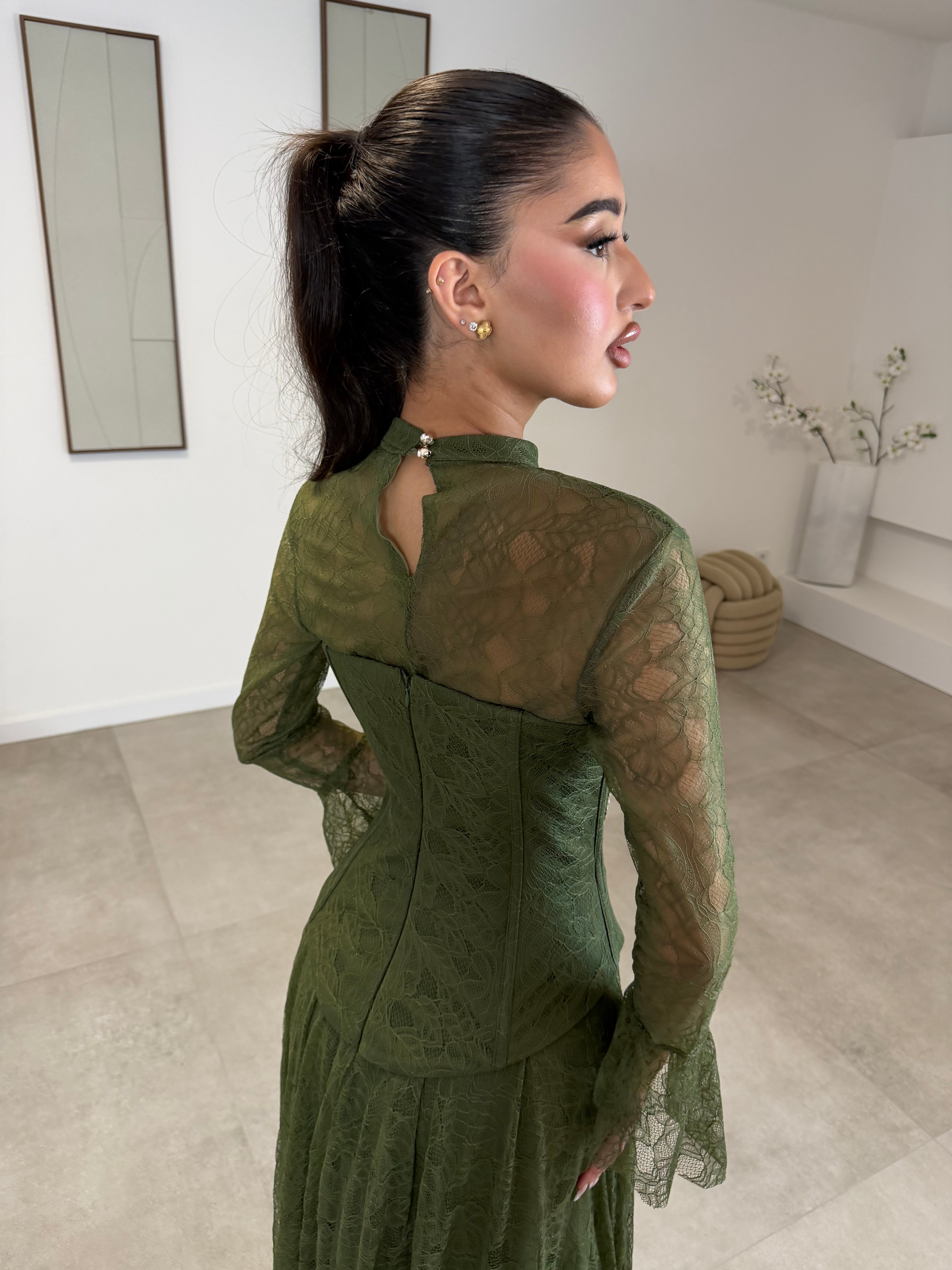Hafsa dress khaki