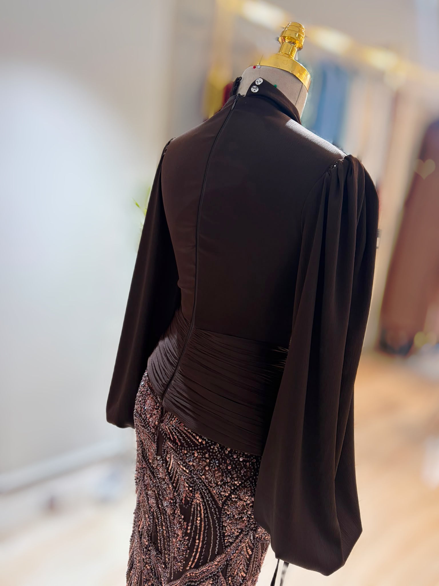 Sera dress brown pre order 26/08 available 34/46