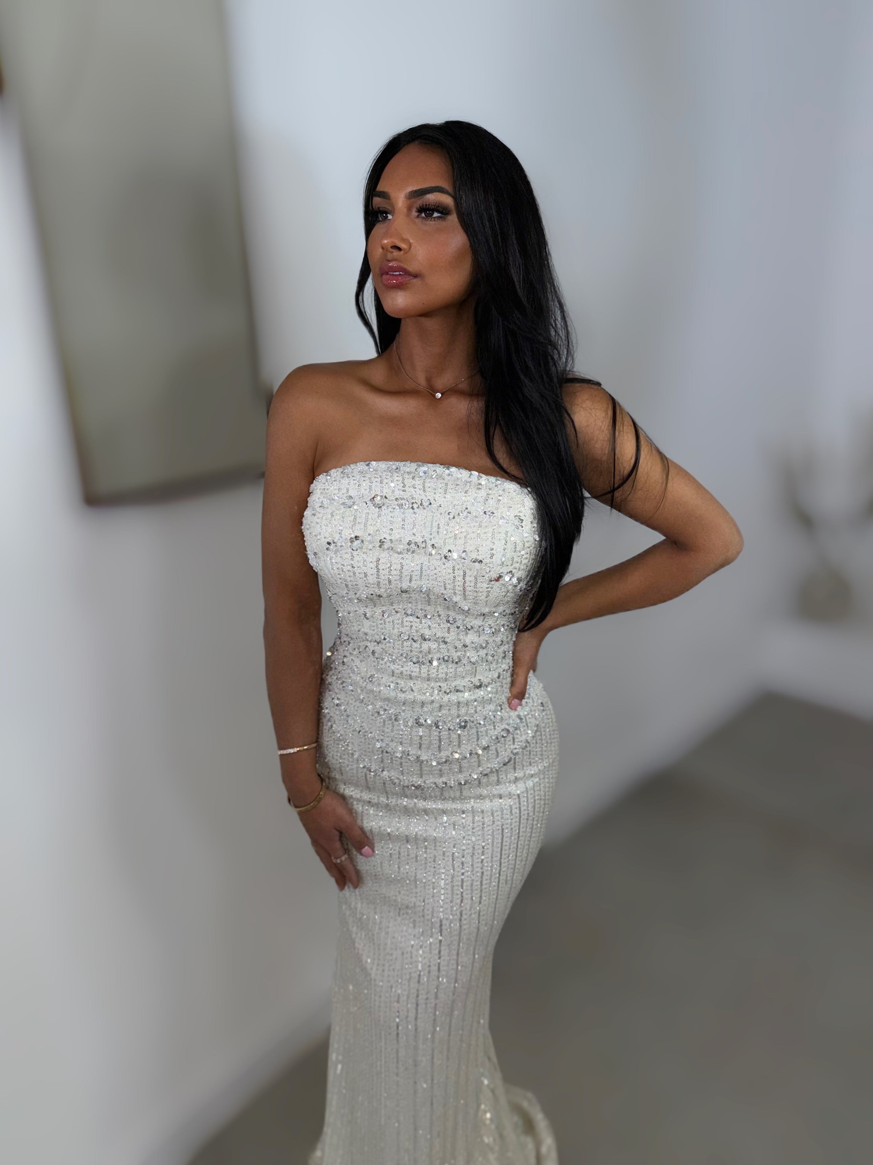 Exclusive destiny 2 pieces dress white