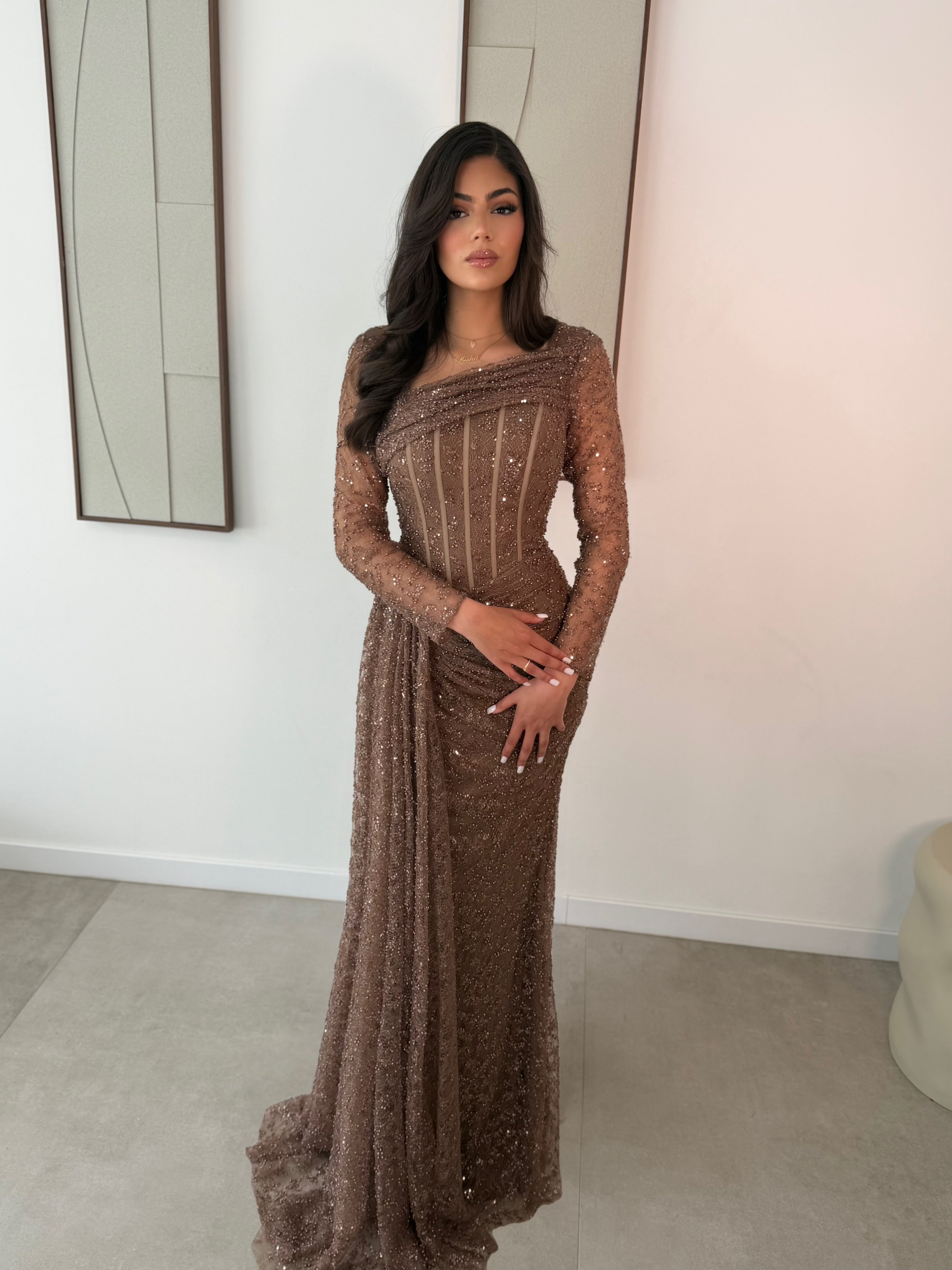 Milia dress  brown pre order 27/05 available