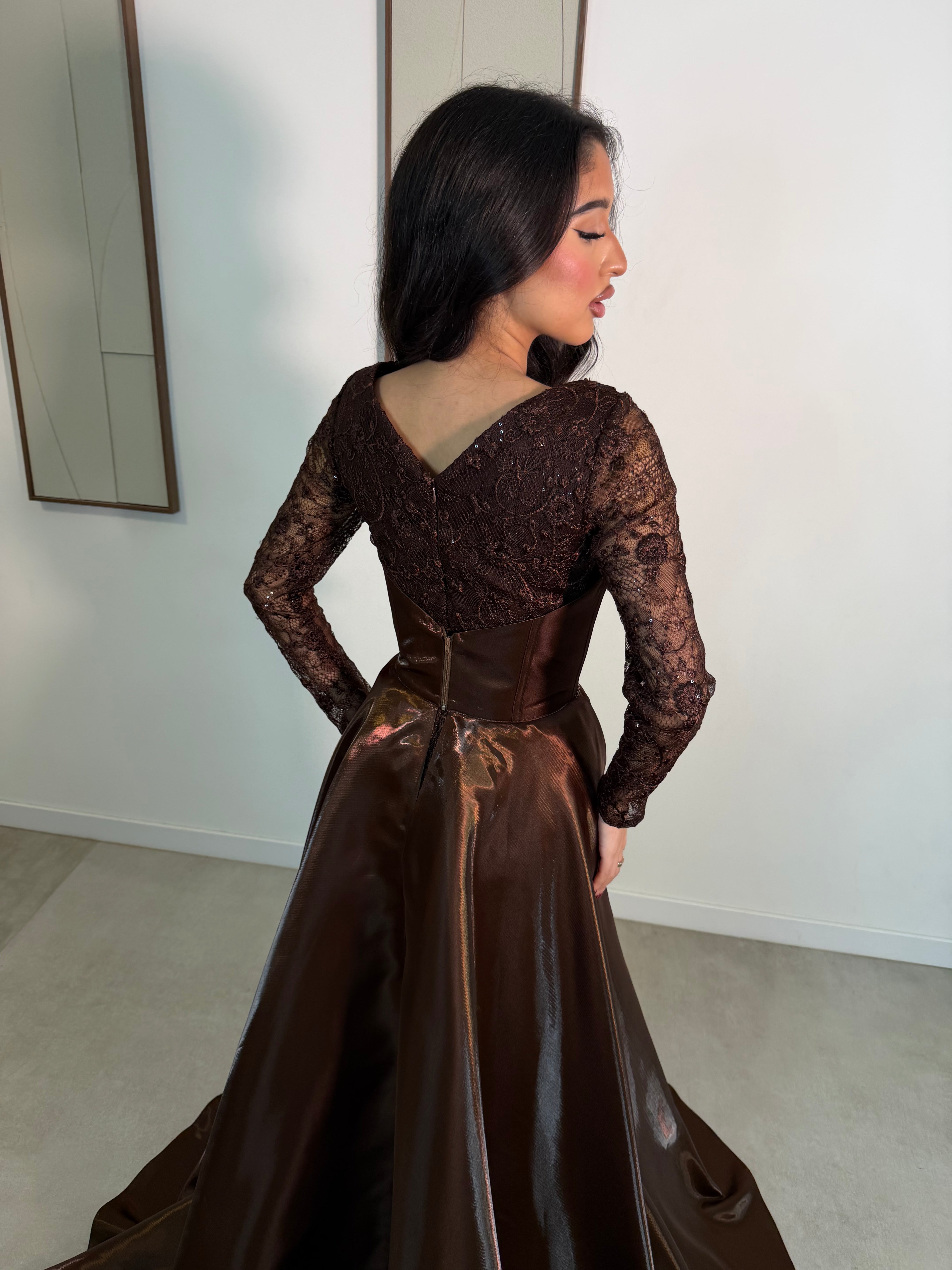 Semina dress burgundy