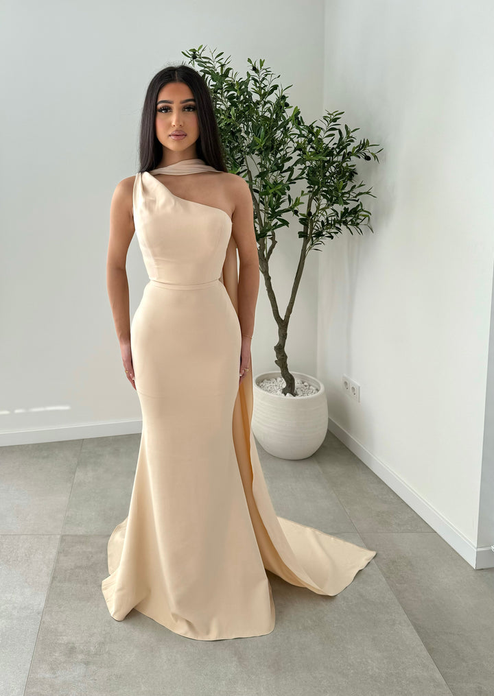 EFSANE DRESS BEIGE