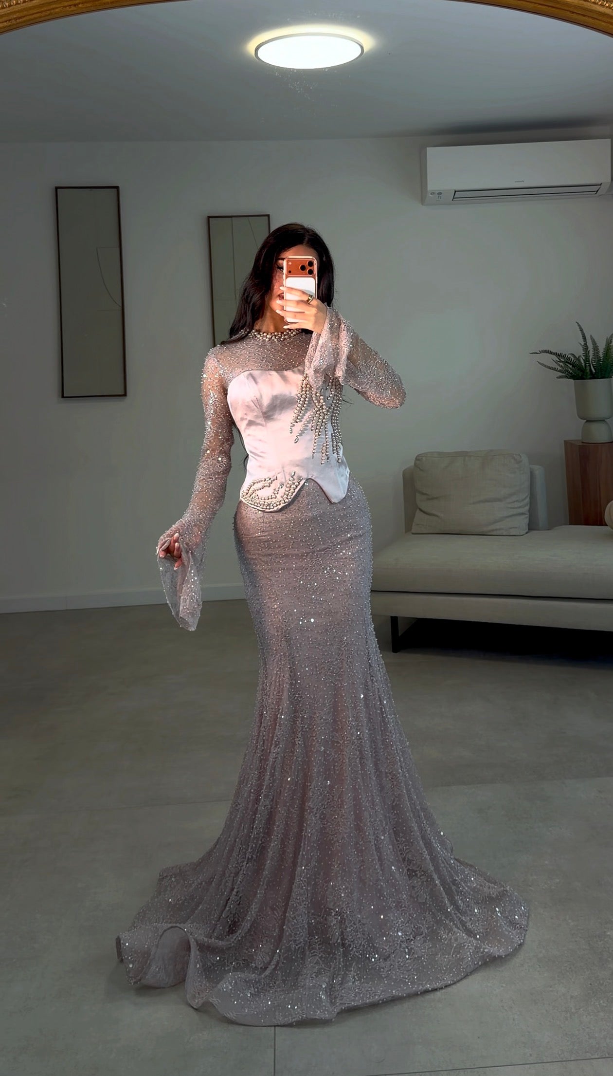 Premium Alev dress soft pink