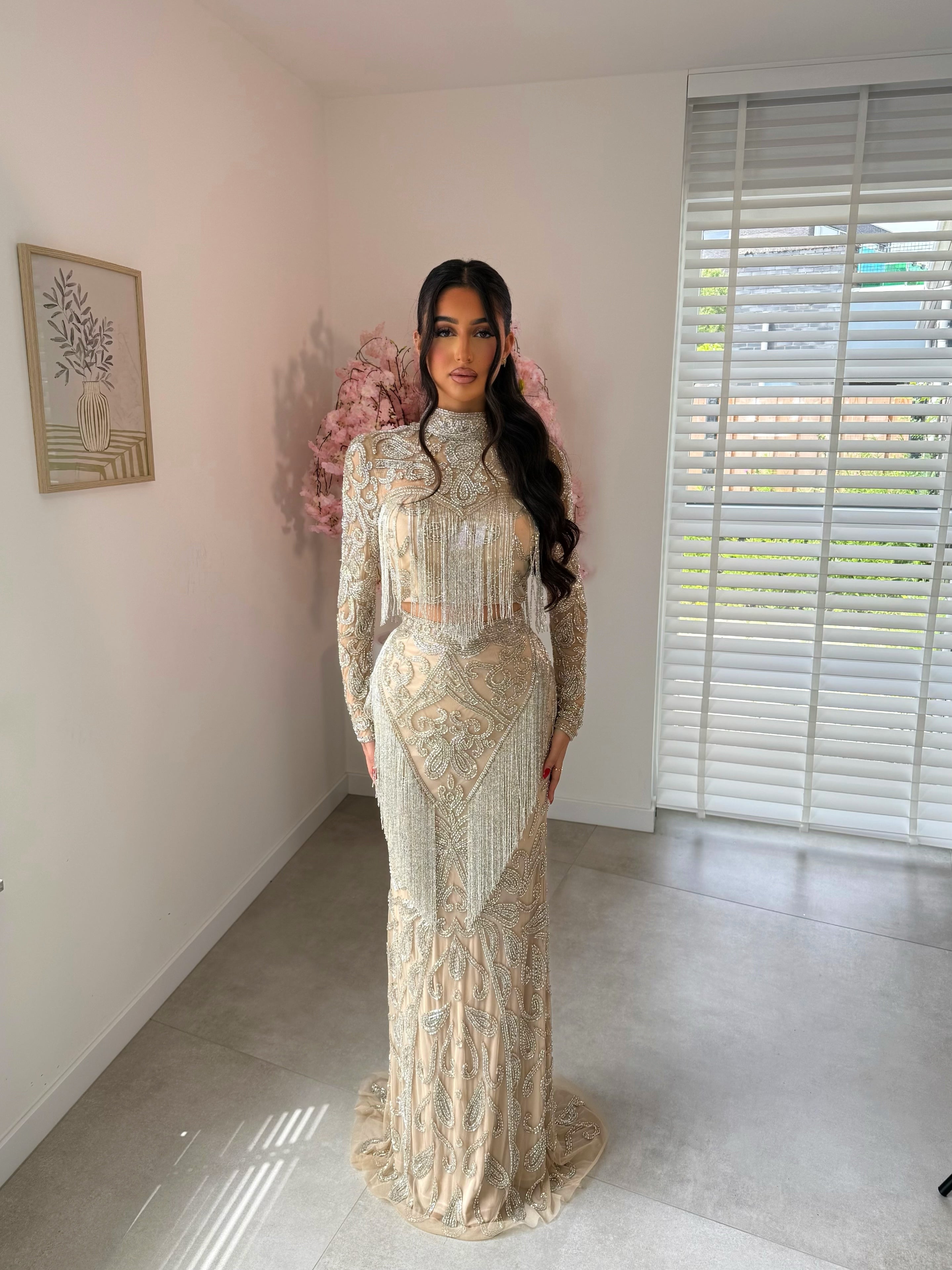 Haute couture Aurora Luxe dress 2 pieces