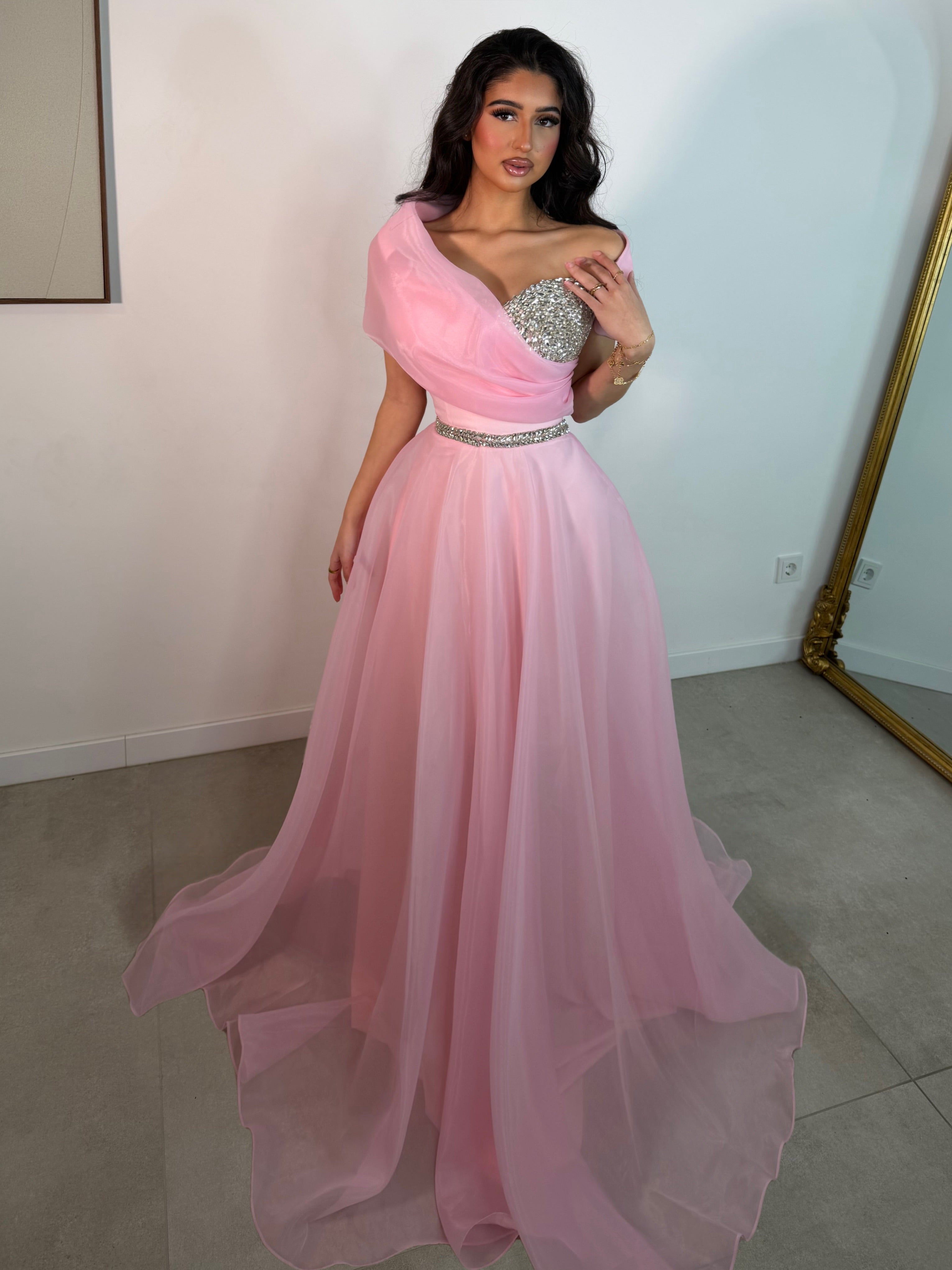 Eysan dress soft pink 40/44
