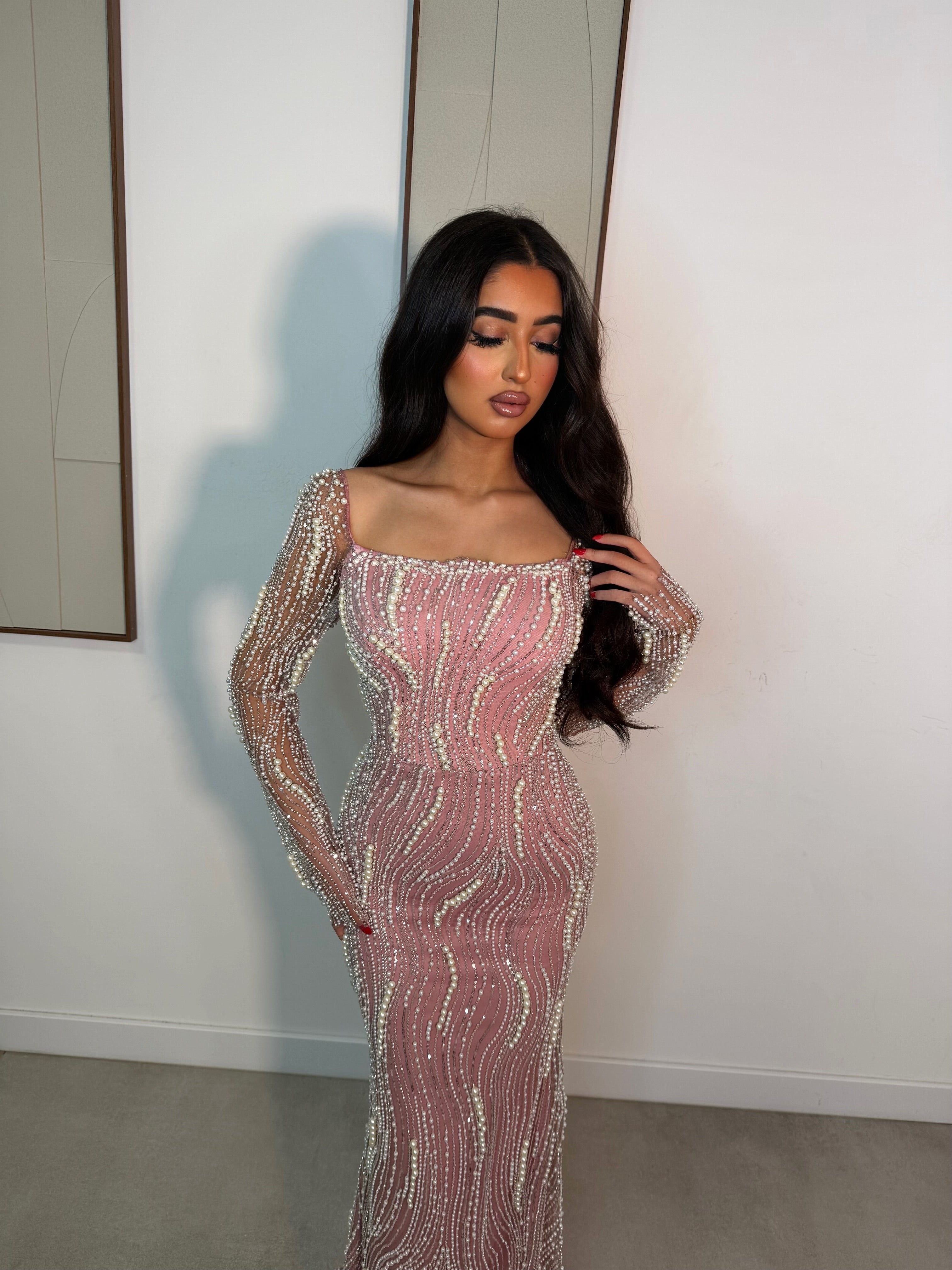 Asiya dress soft pink