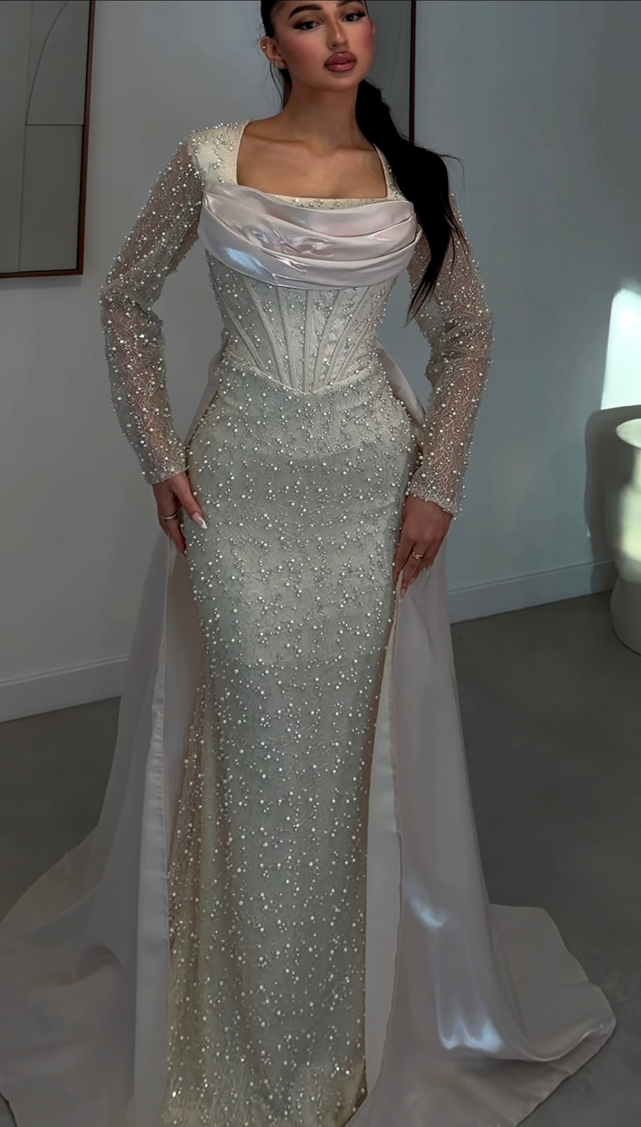 Sinem dress beige