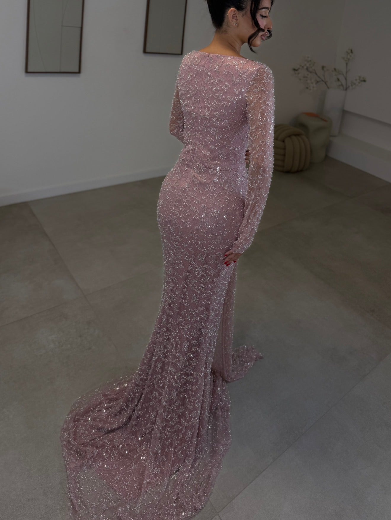 Fiora dress soft pink