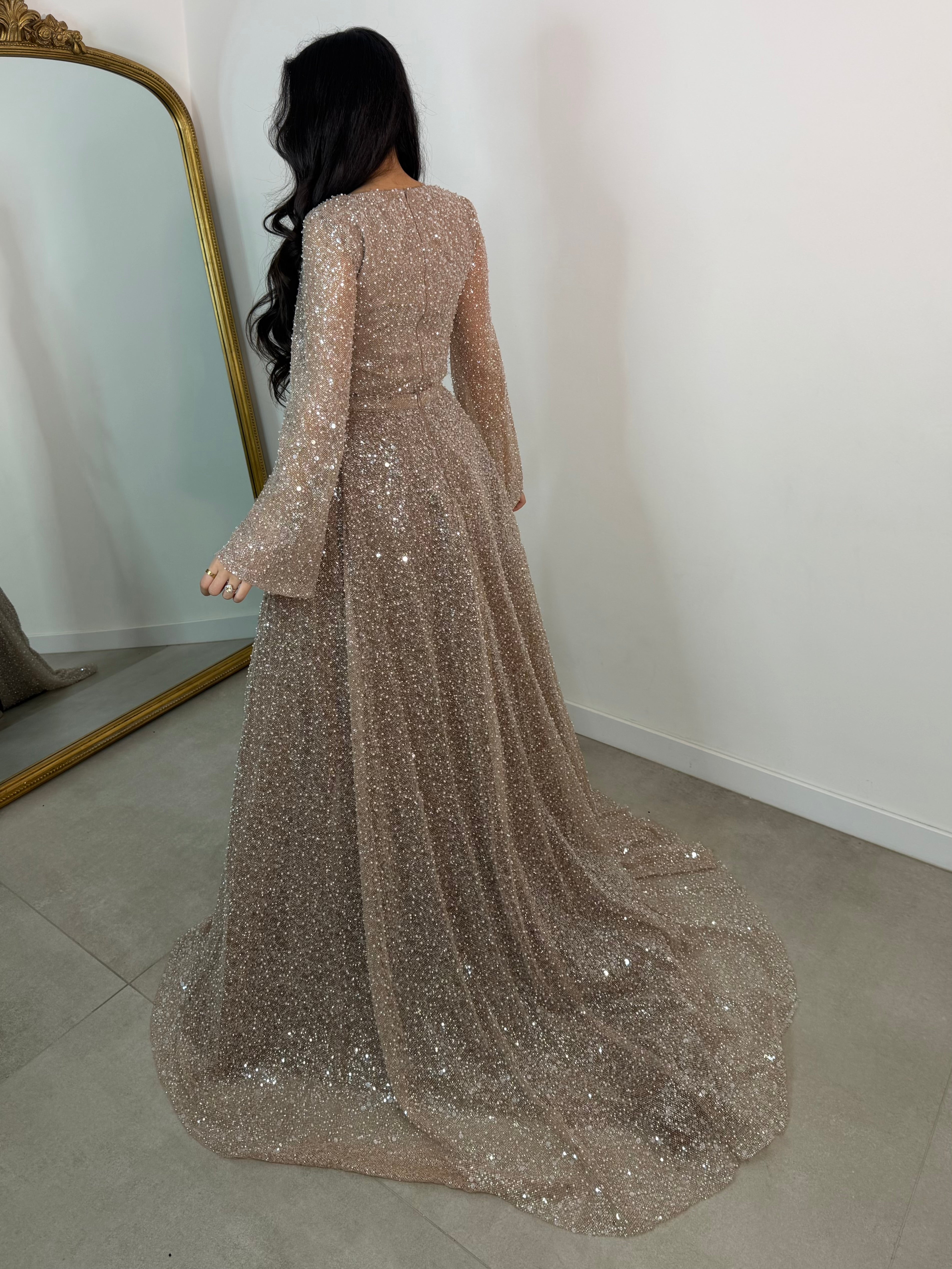 Haute Couture Bera dress soft pink