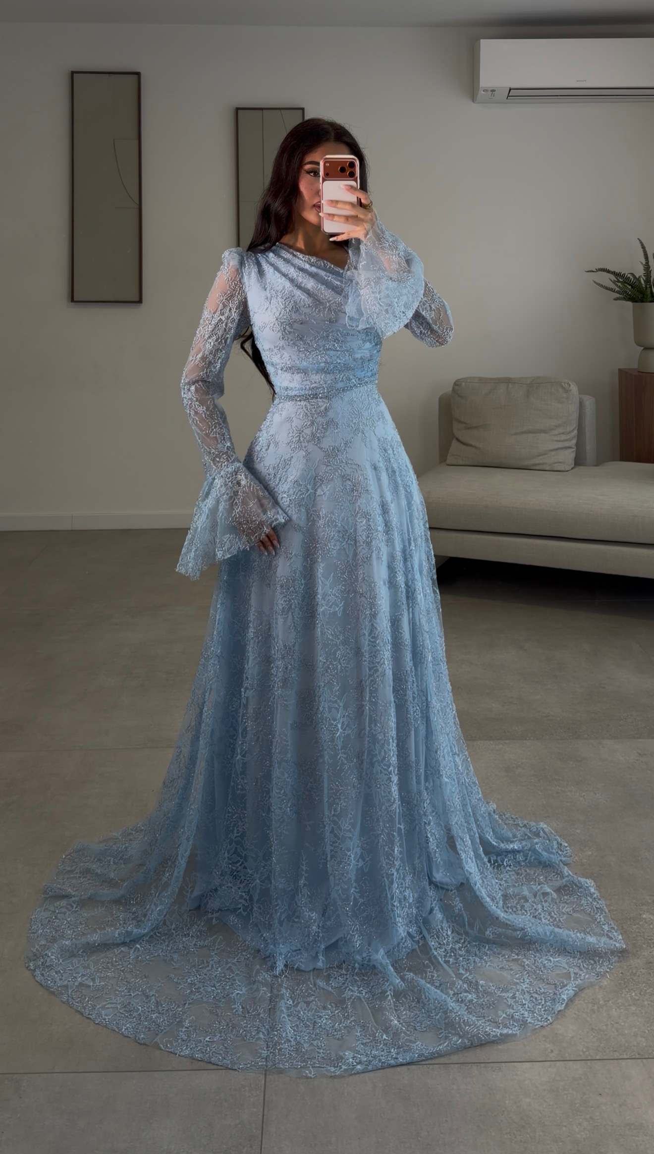 Sirlana dress baby blue