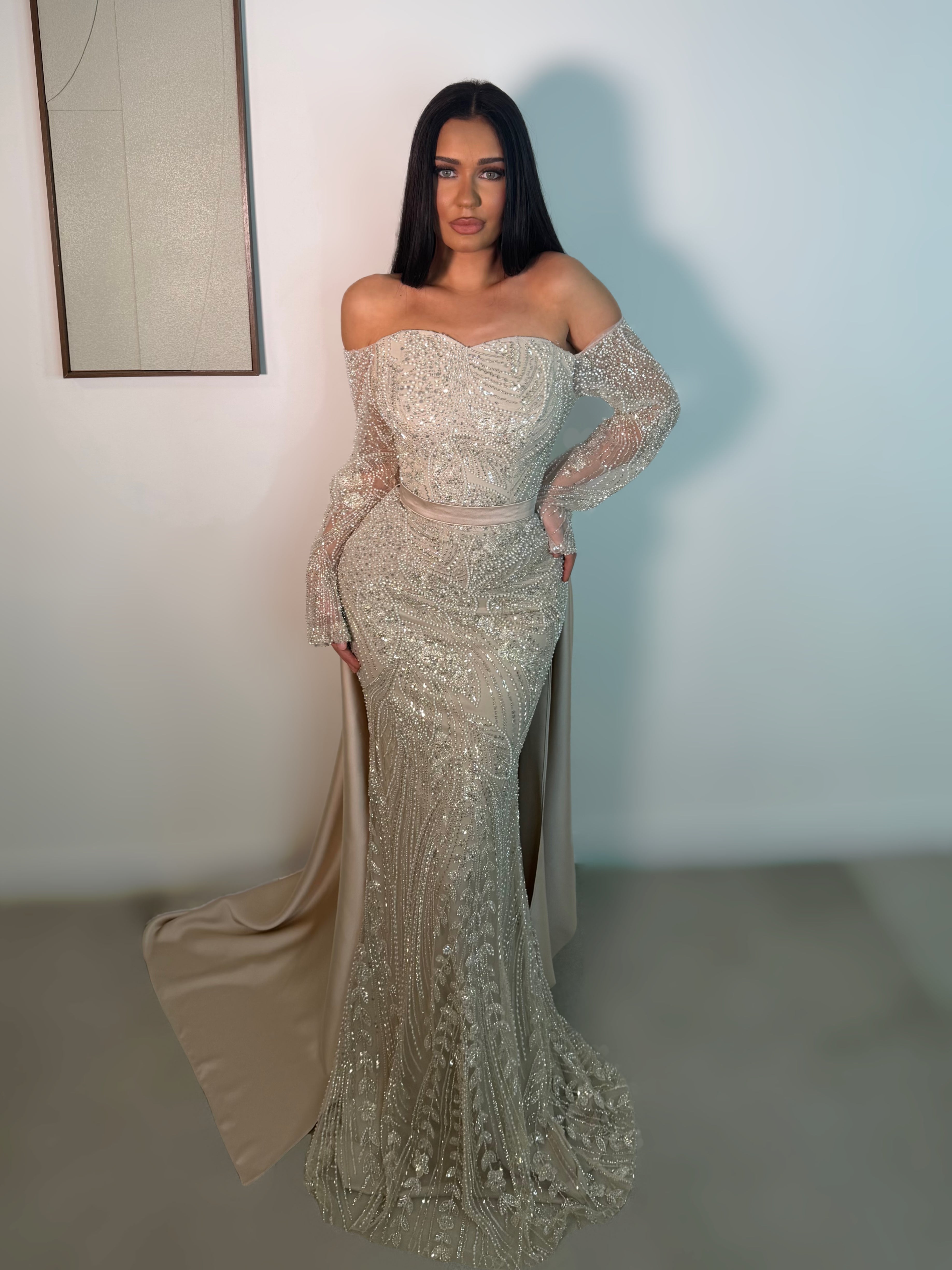 Lava  dress 3 pieces beige