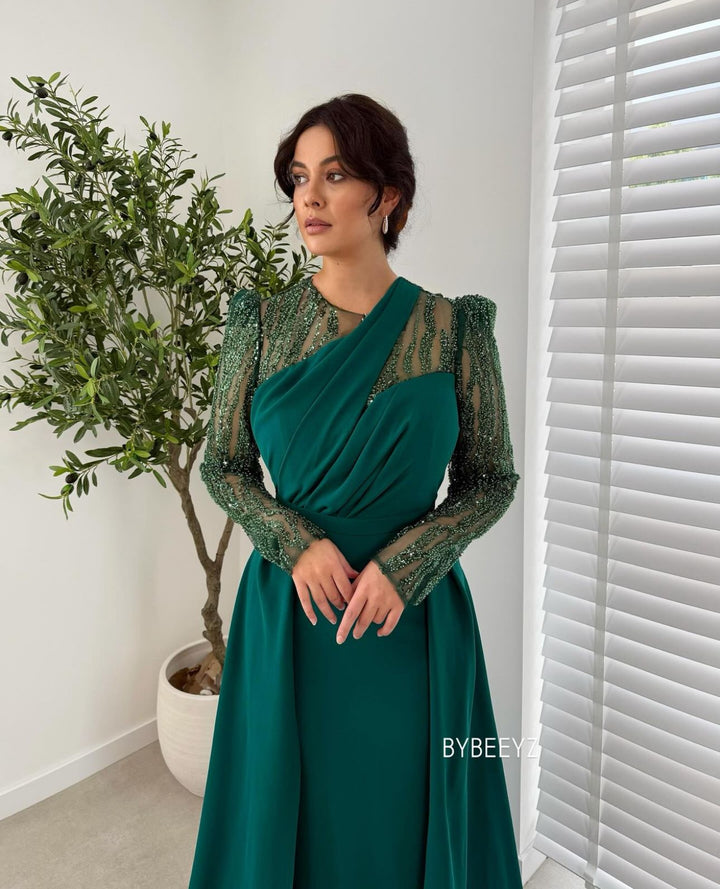 ELISA DRESS GREEN