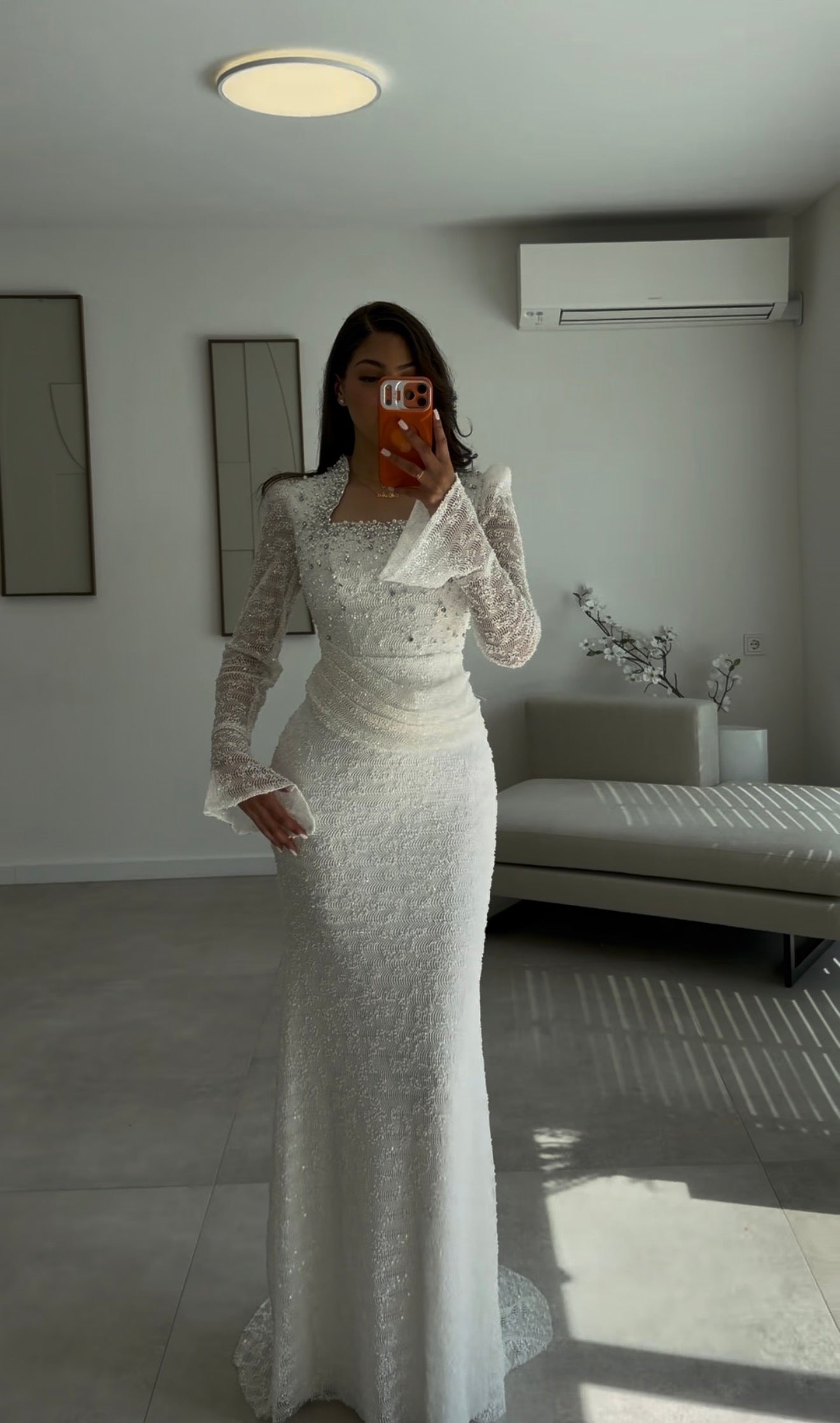 Celina dress white