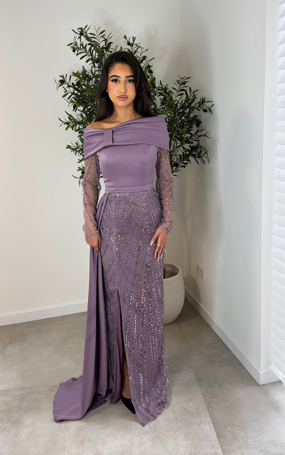 DAS LEYLA KLEID LILA