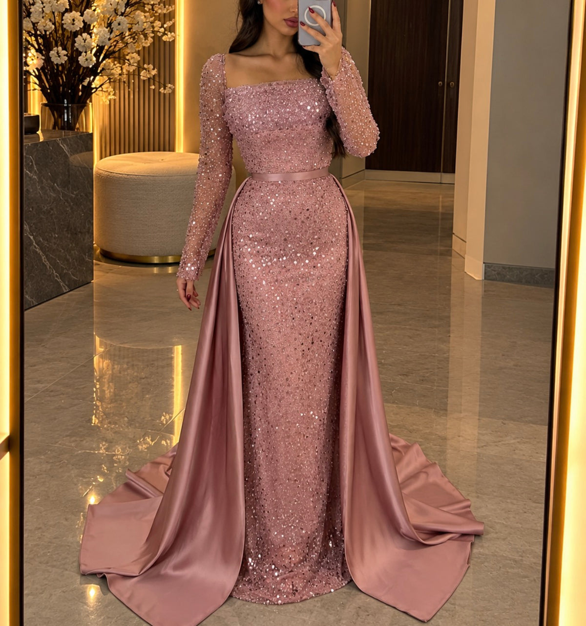 Pelin Dress Soft Pink