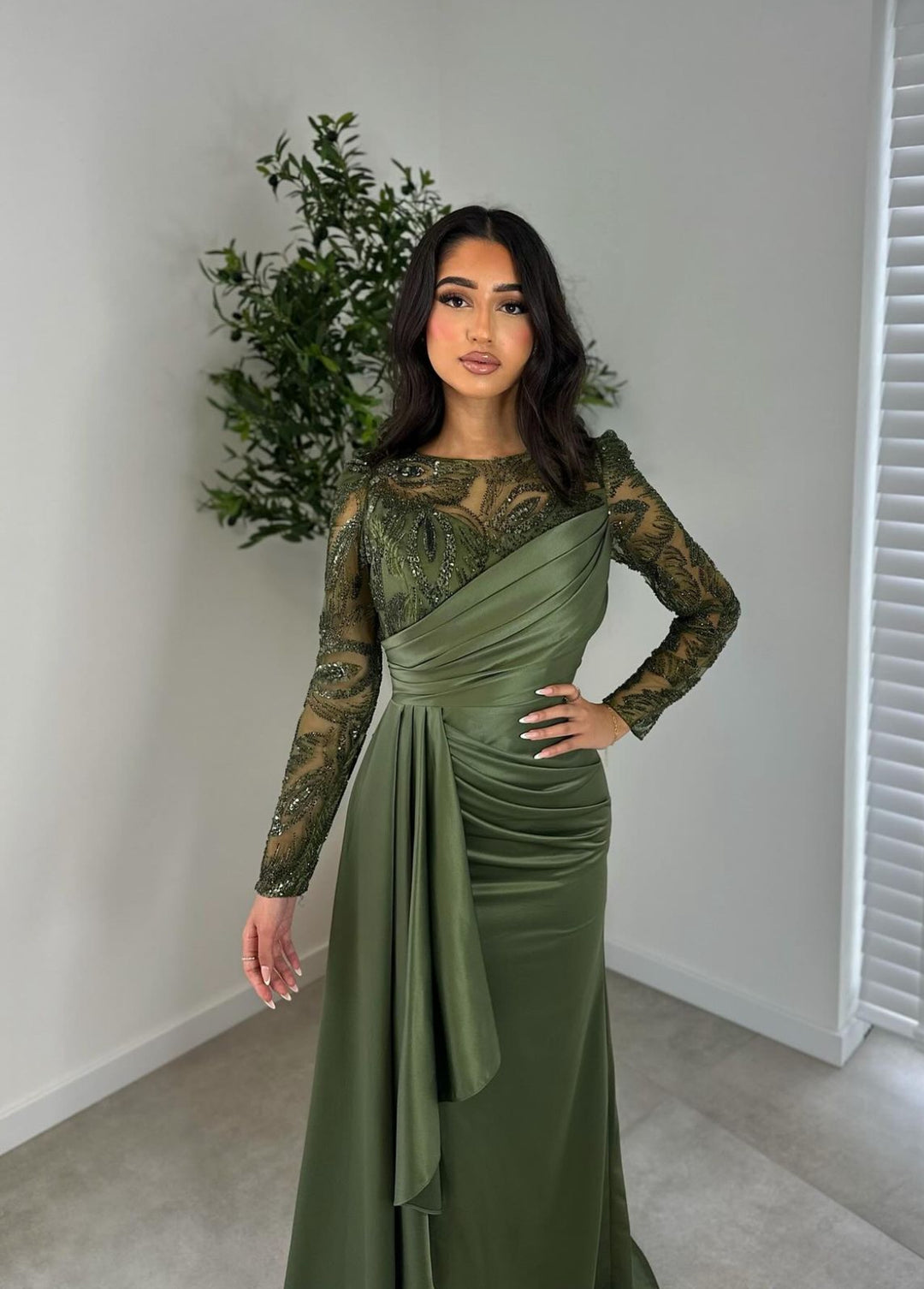 GAYE DRESS KHAKI