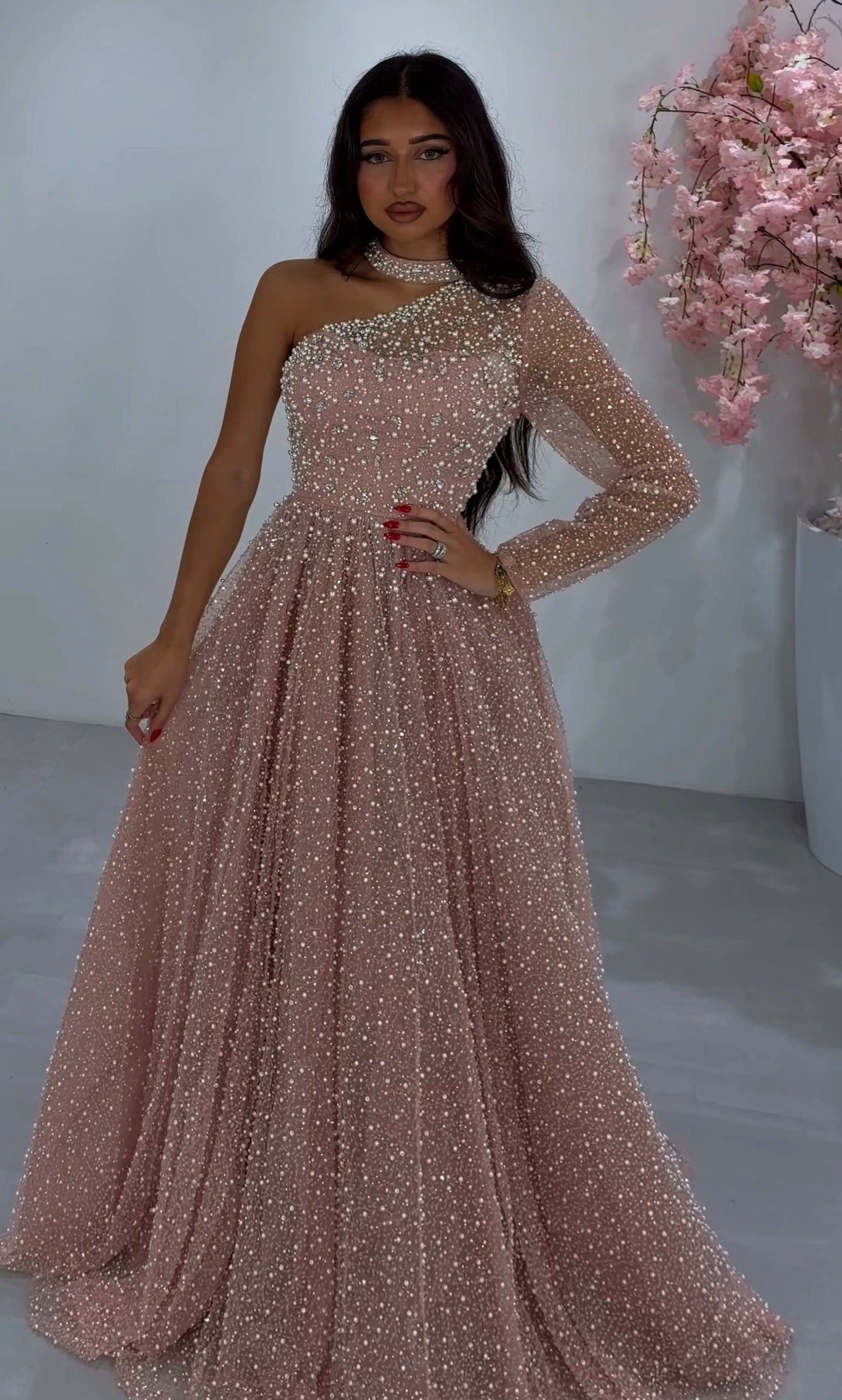 Exclusive haute couture Asra dress