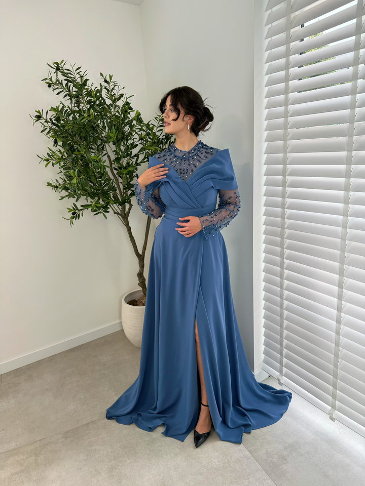 ZEYNA DRESS BLUE