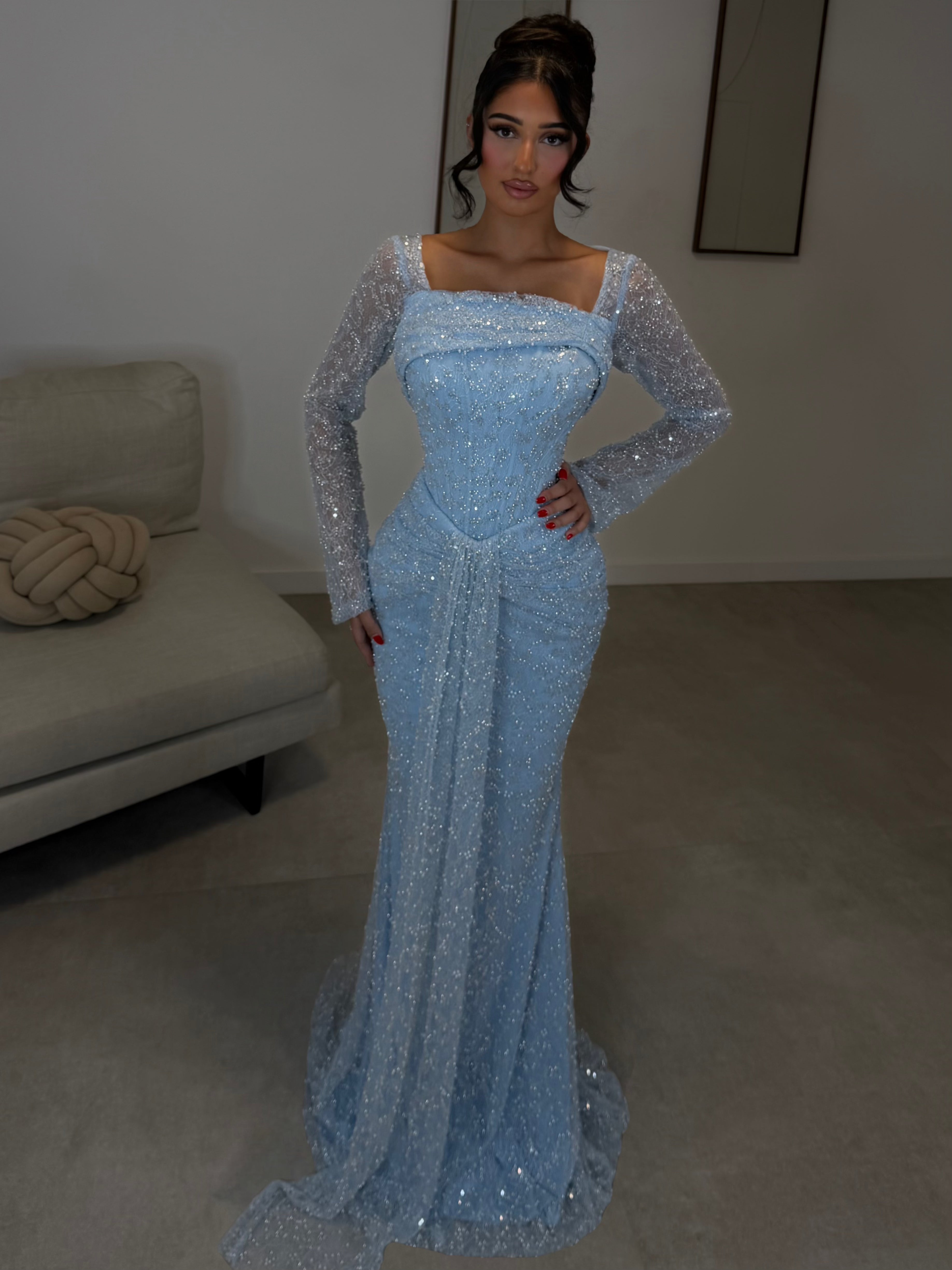 Fiora dress baby blue
