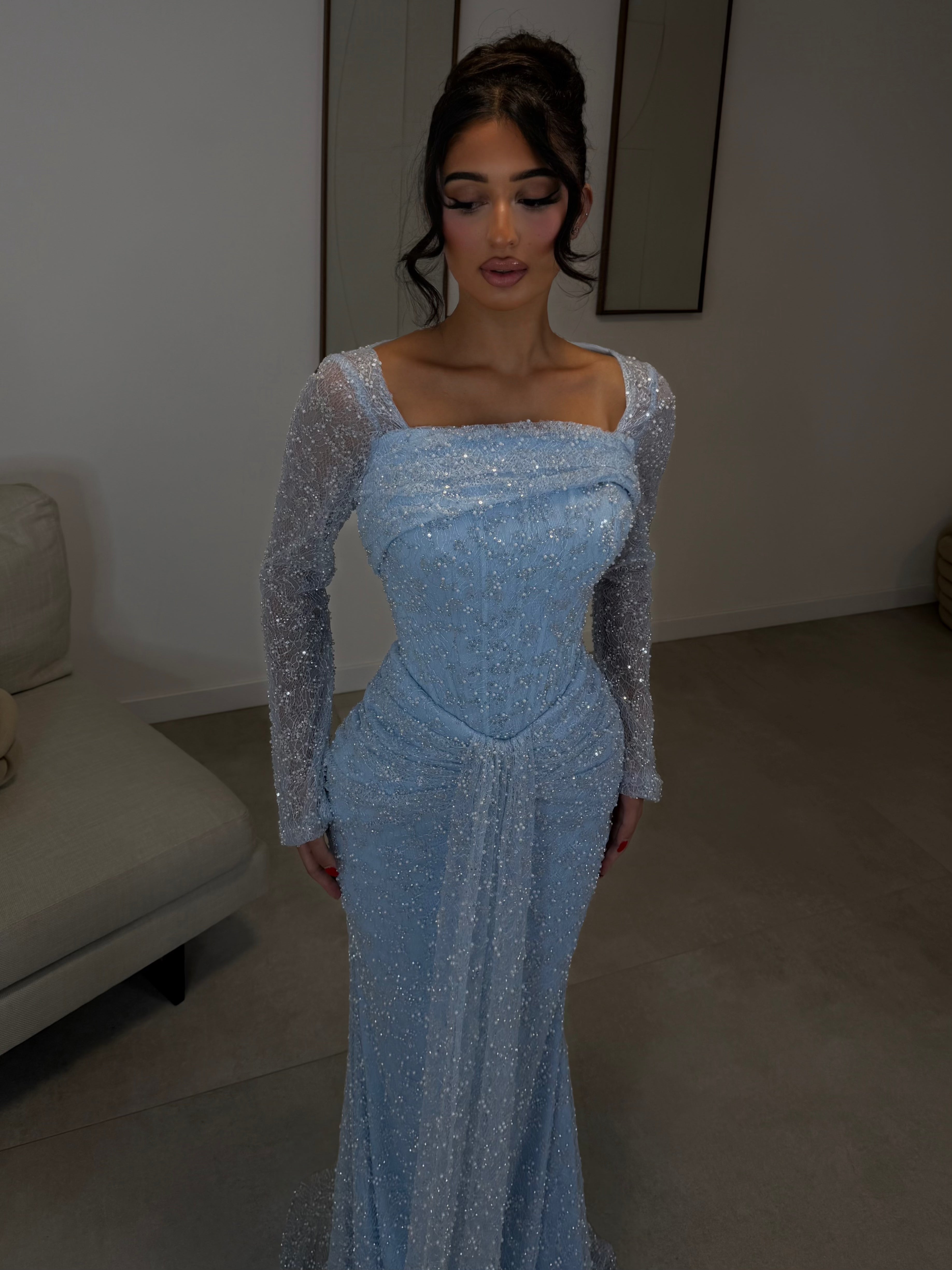 Fiora dress baby blue