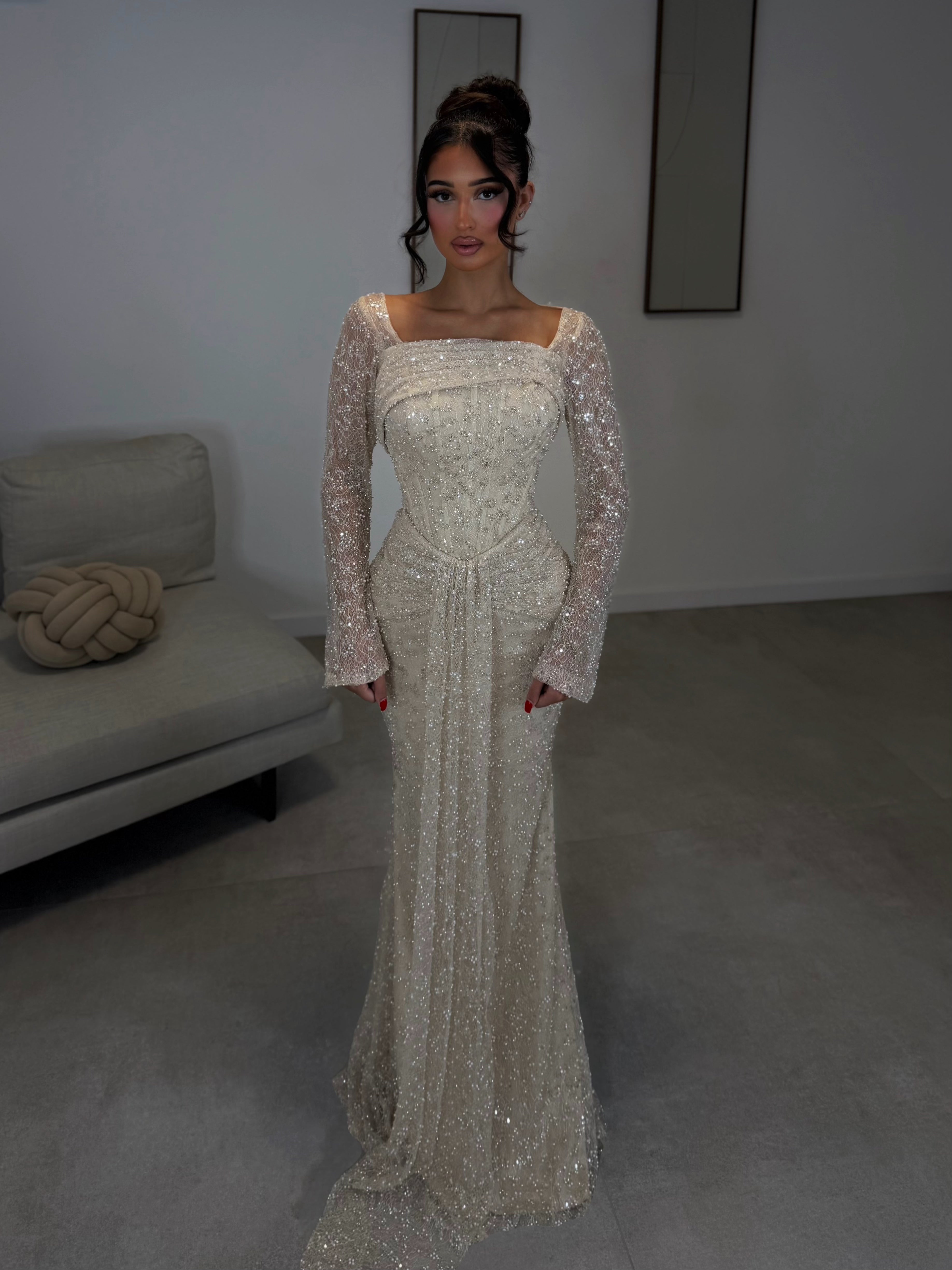 Fiora dress beige