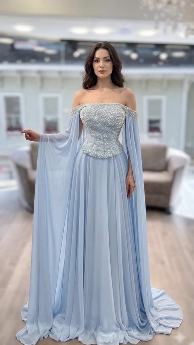 Aya dress baby blue 36/48