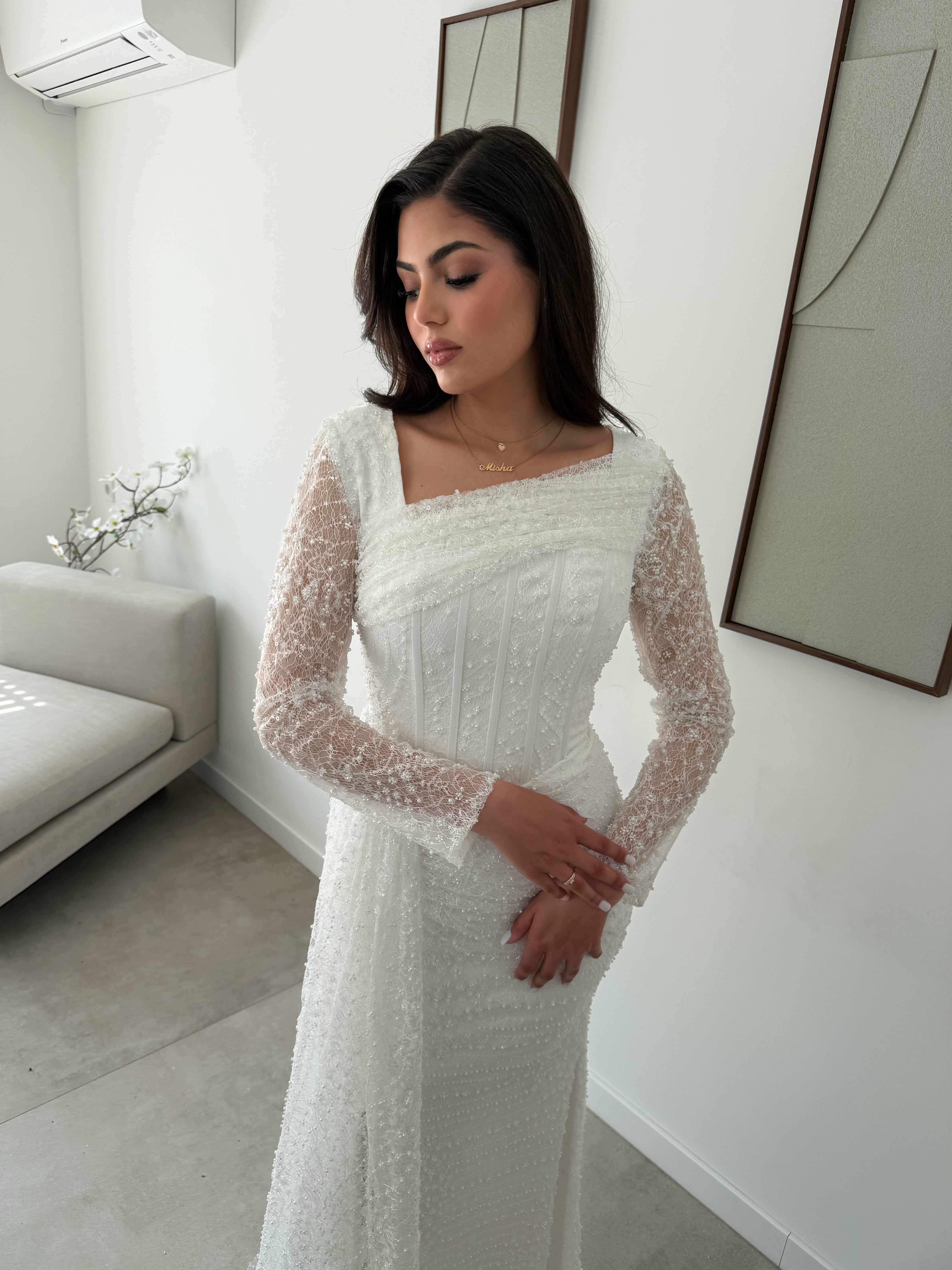 Milia dress white