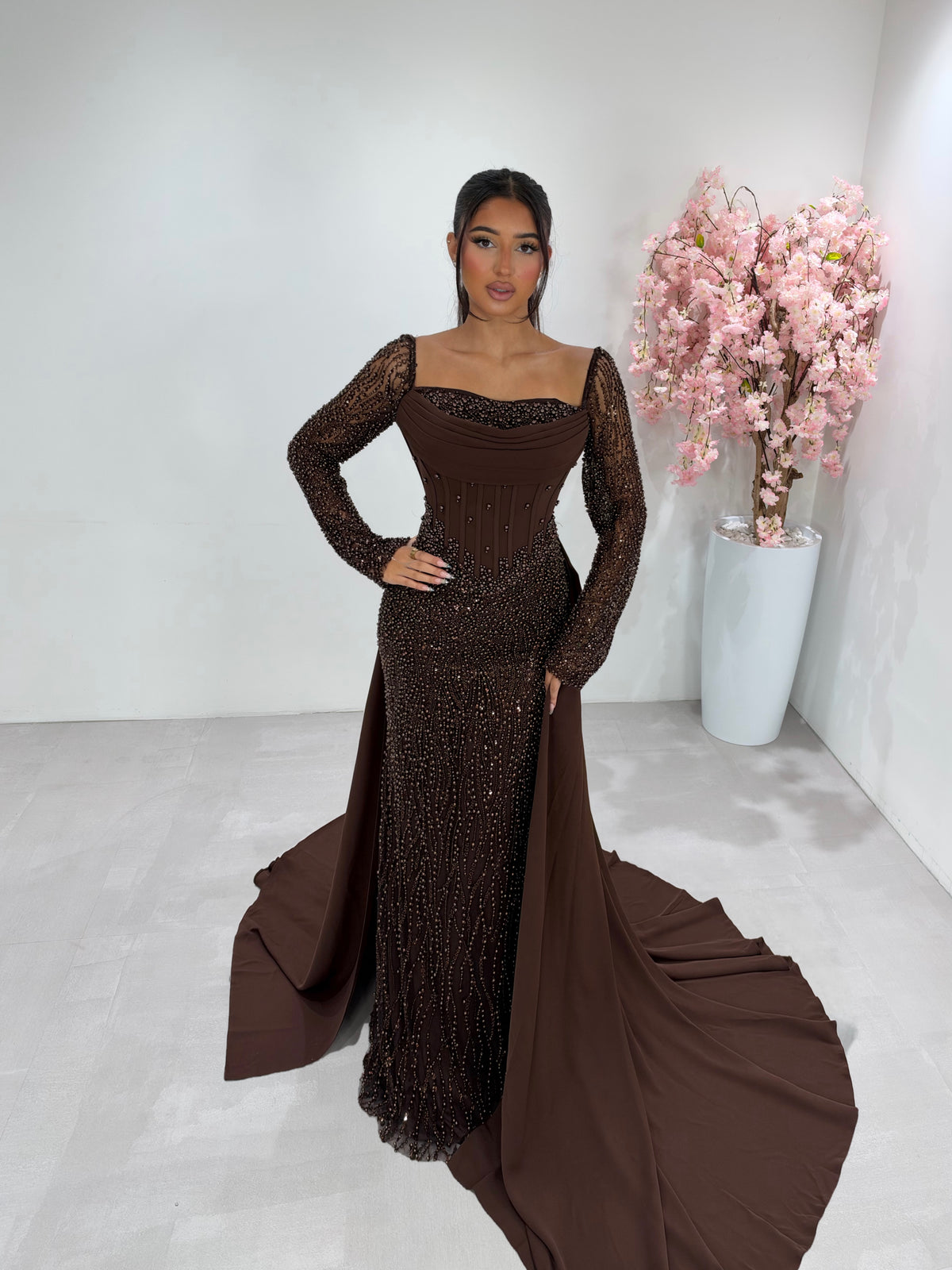 Berina dress brown 36/46