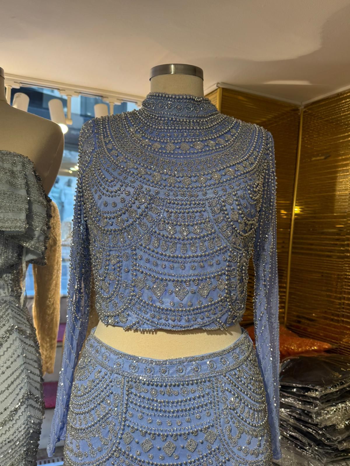 Haute couture Perla dress 2 pieces